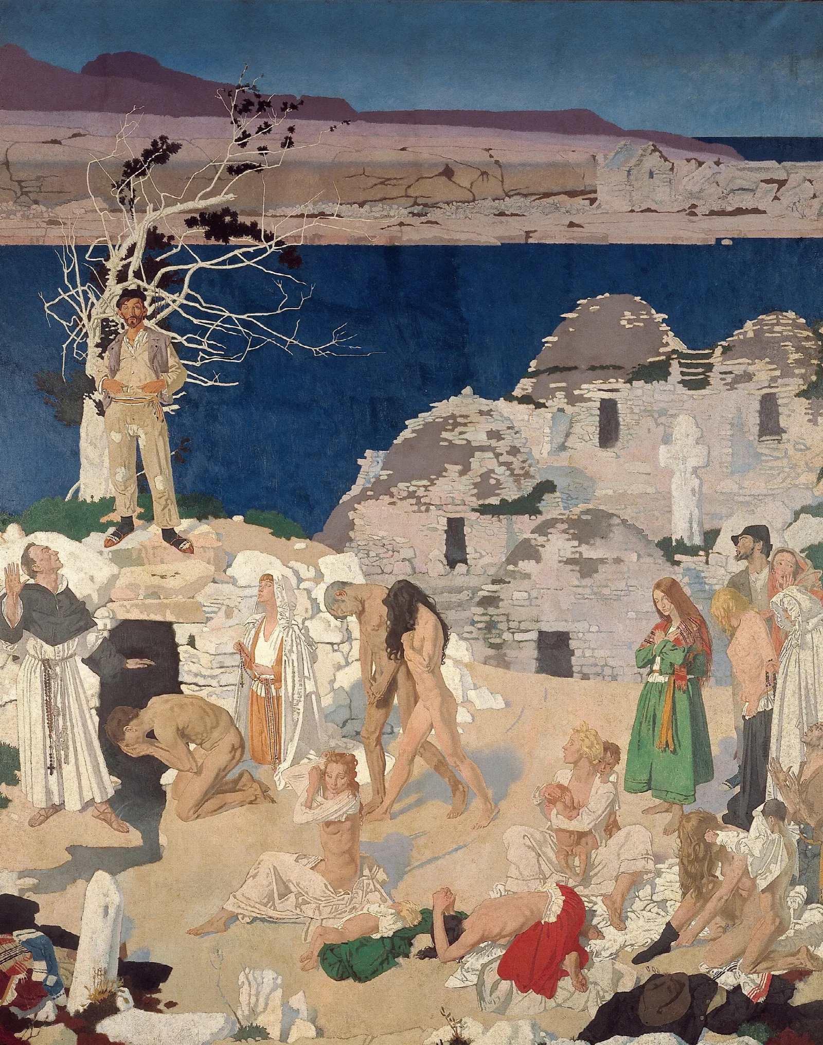 The Holy Well Wall Art by William Orpen - Canvas Print