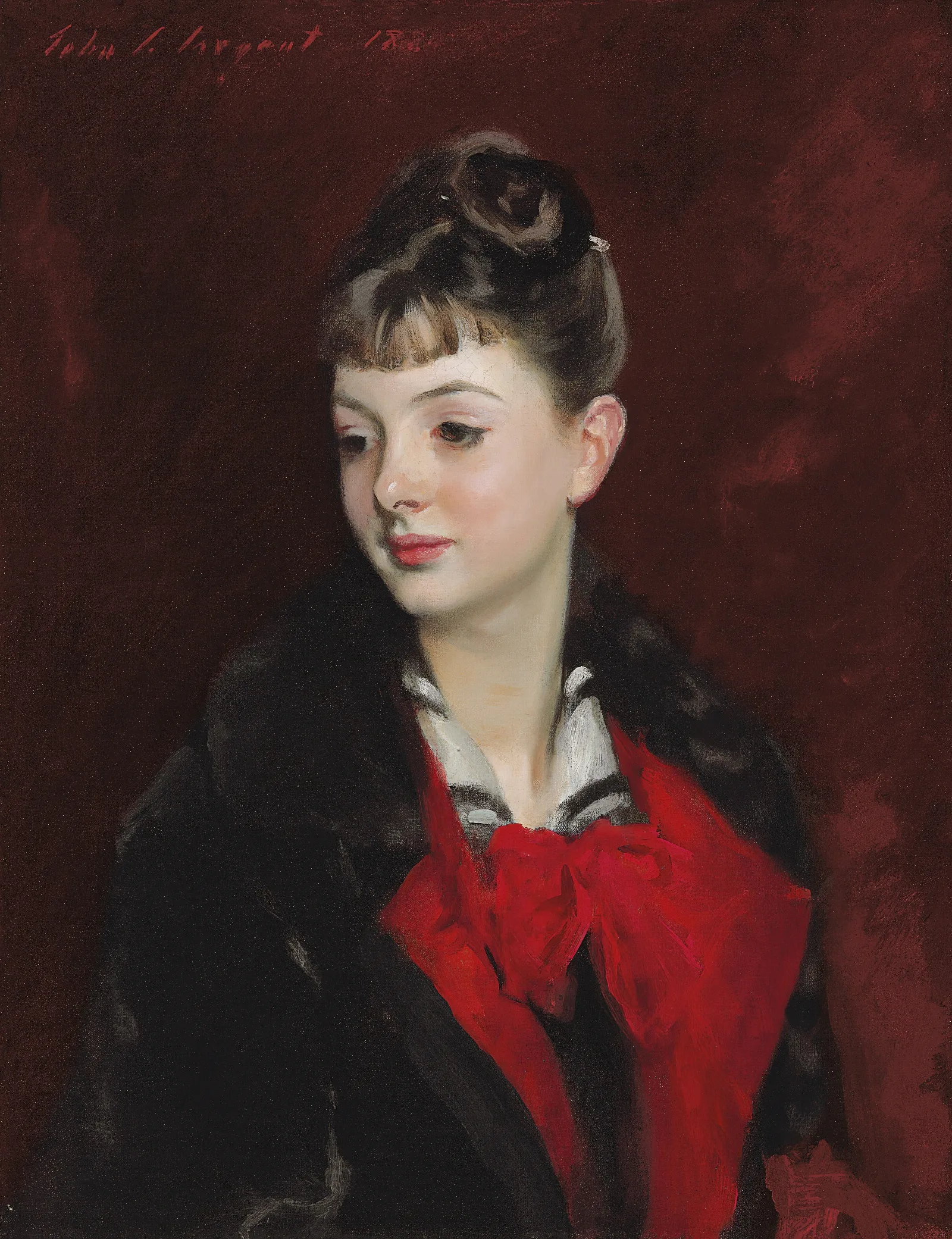 Mademoiselle Suzanne Poirson Wall Art by John Singer Sargent - Canvas Print