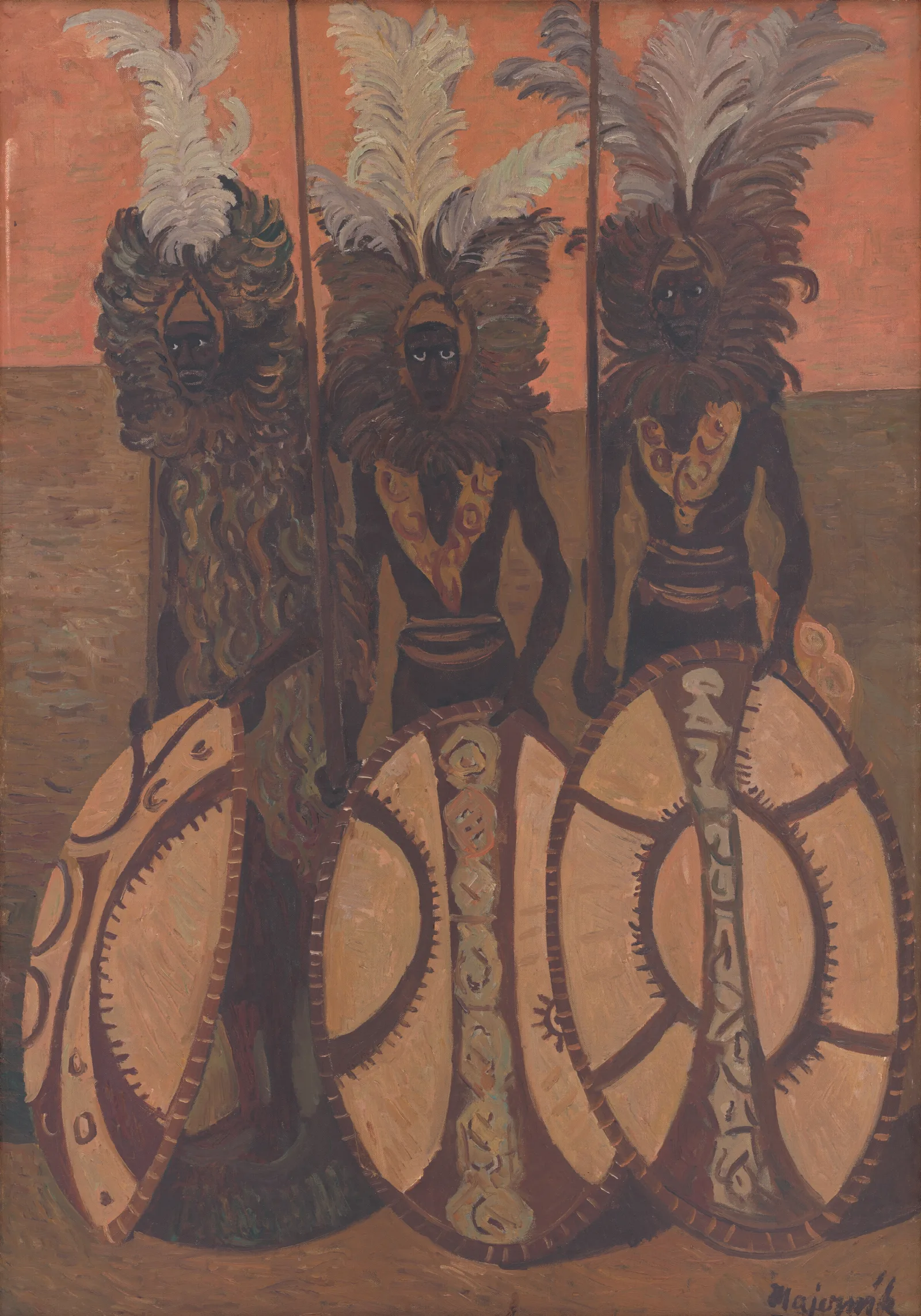Black Men Wall Art by Cyprián Majerník - Canvas Print
