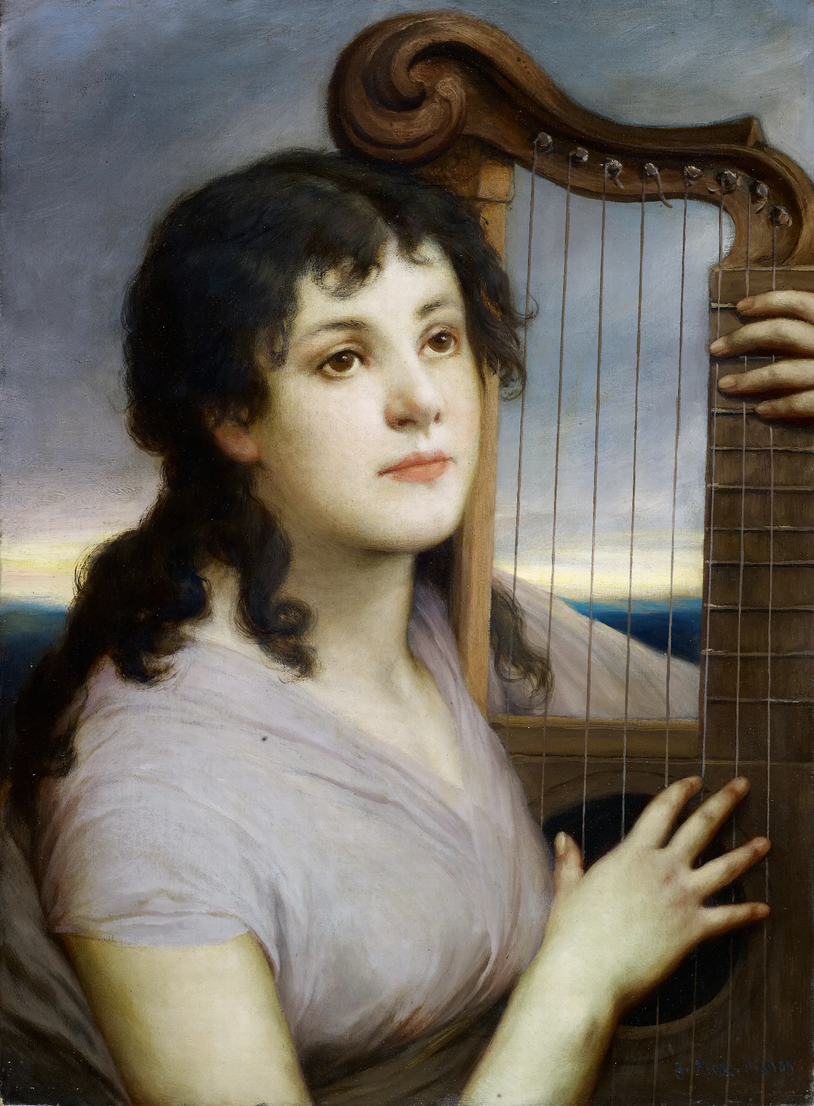 Mignon Wall Art by Gabriel von Max - Canvas Print