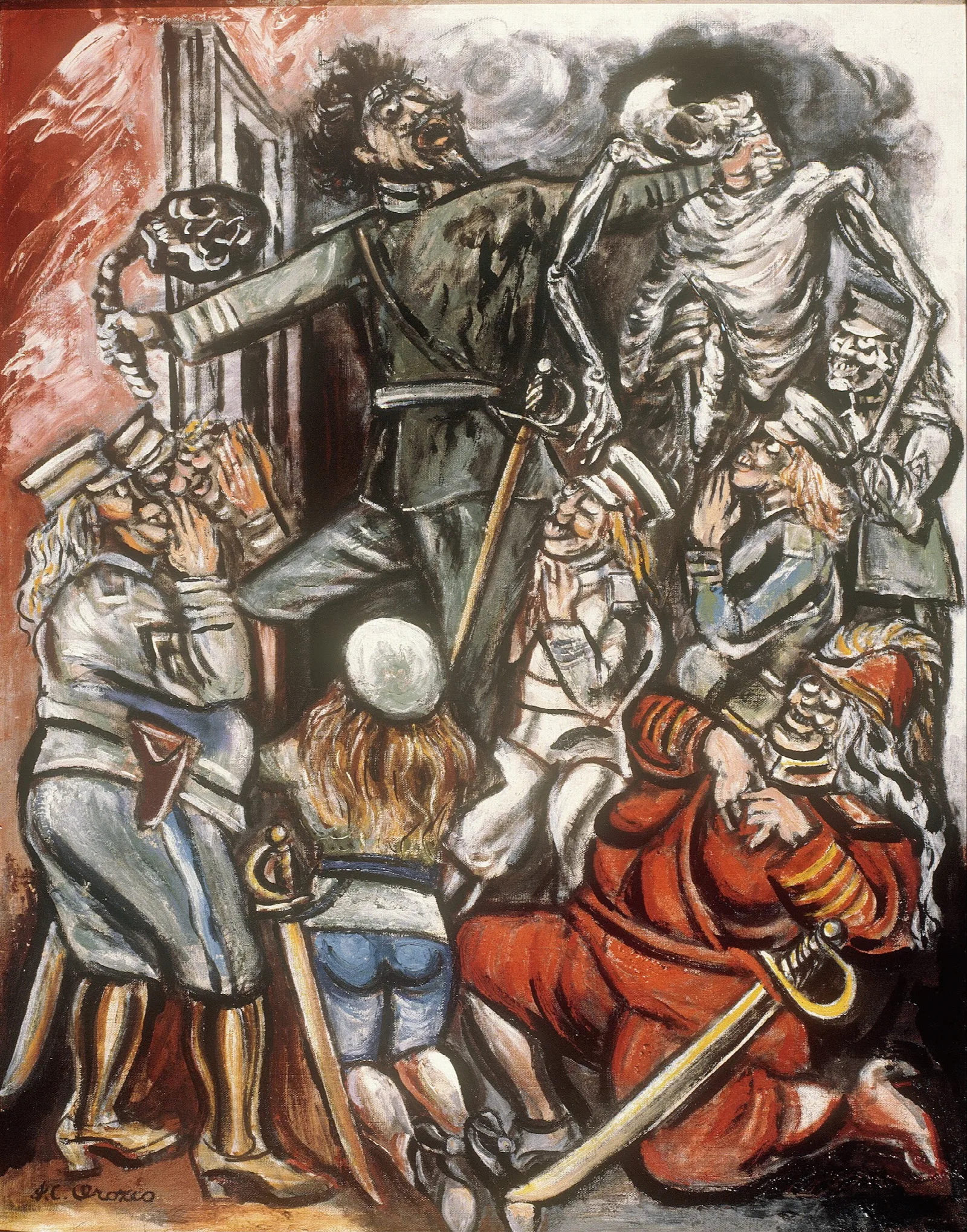 The Demagogue Wall Art by José Clemente Orozco - Canvas Print