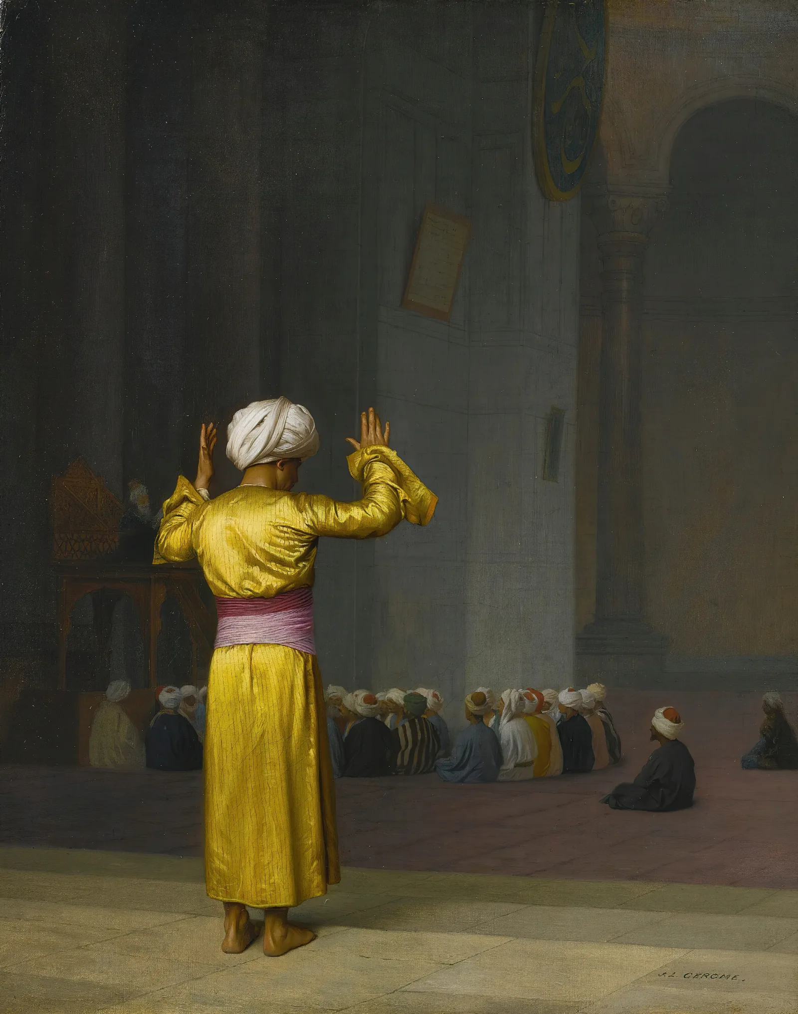 Priere Dans La Mosquee Wall Art by Jean-Léon Gérôme - Canvas Print
