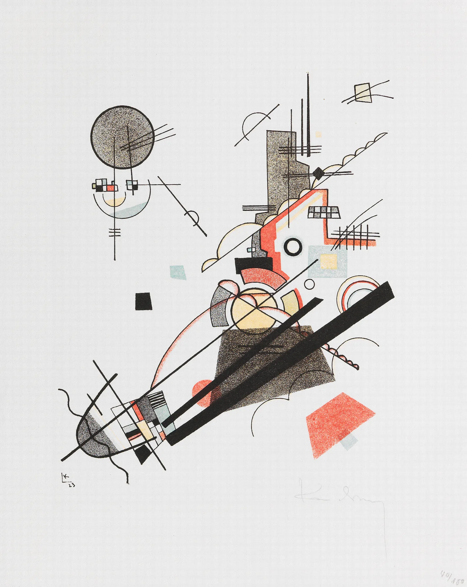 Frohlicher Aufstieg Wall Art by Wassily Kandinsky - Canvas Print