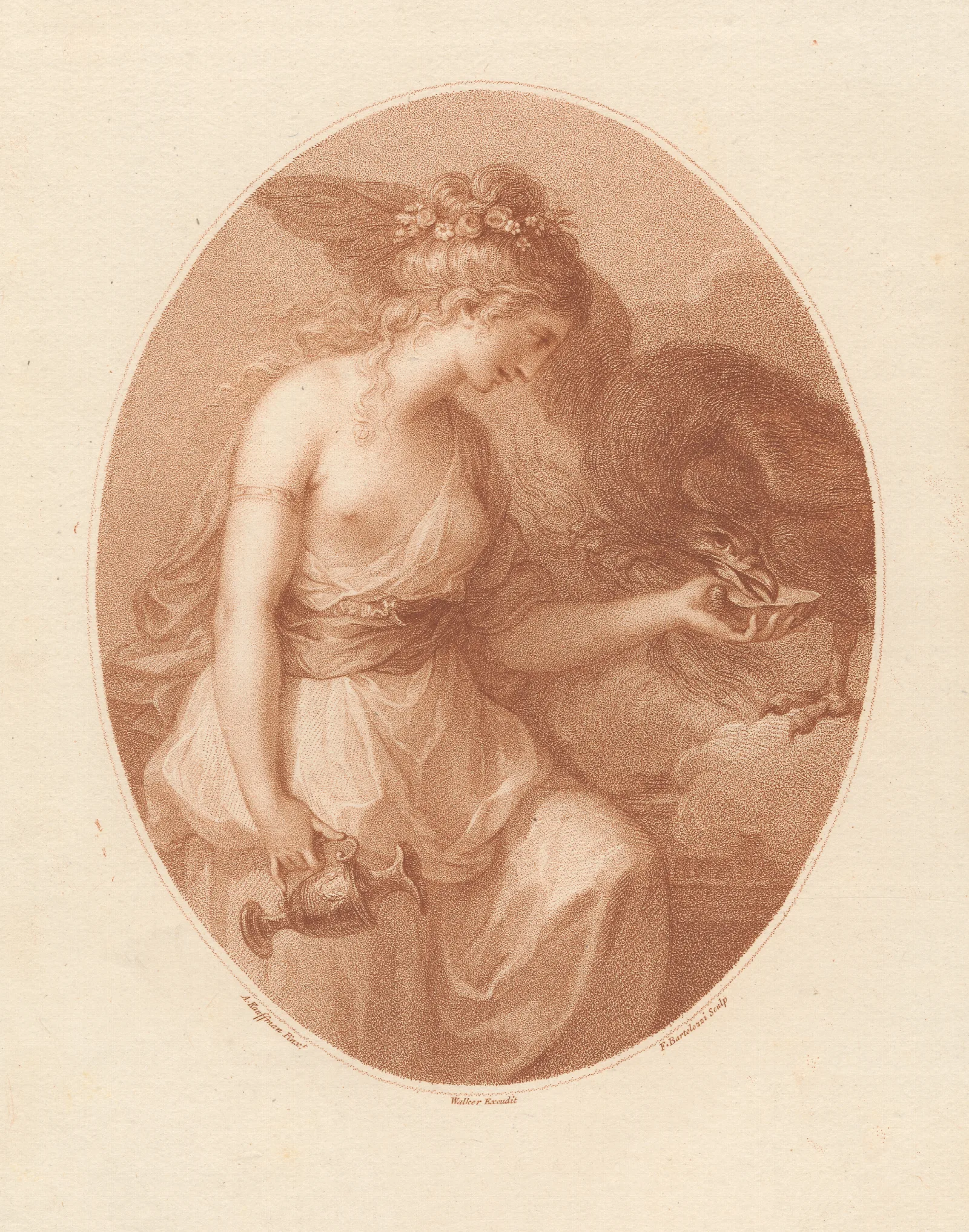 Hebe 6 Wall Art by Angelica Kauffmann - Canvas Print
