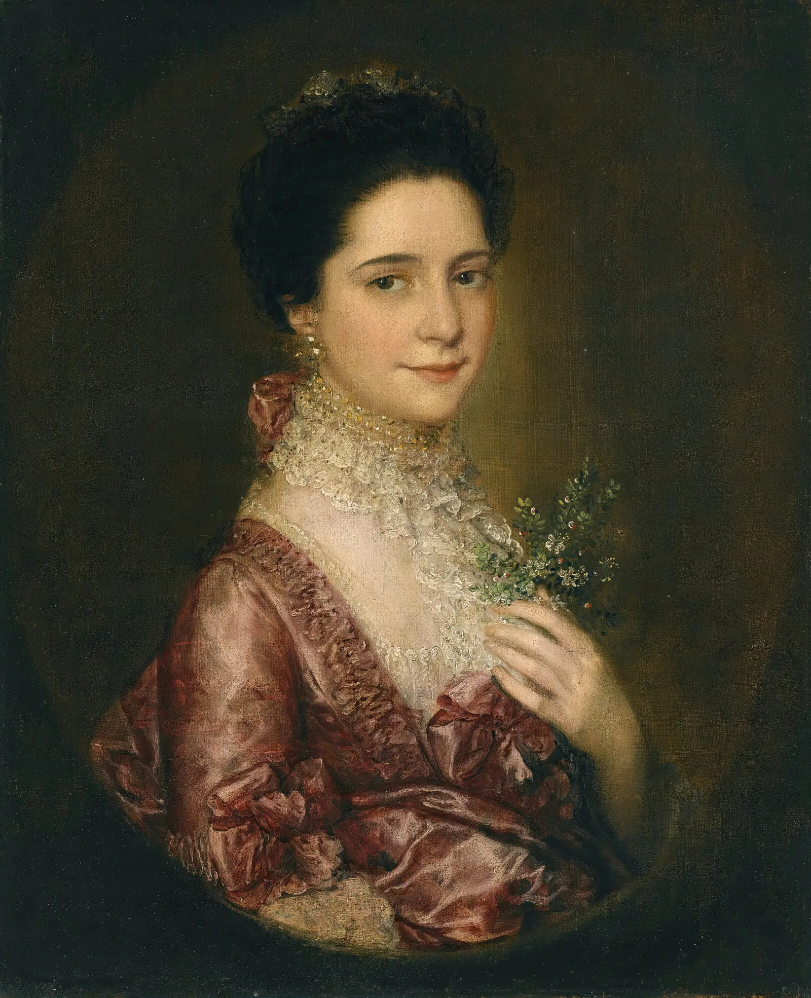 Portrait Of Mrs Richards Wall Art by Thomas Gainsborough - Canvas Print