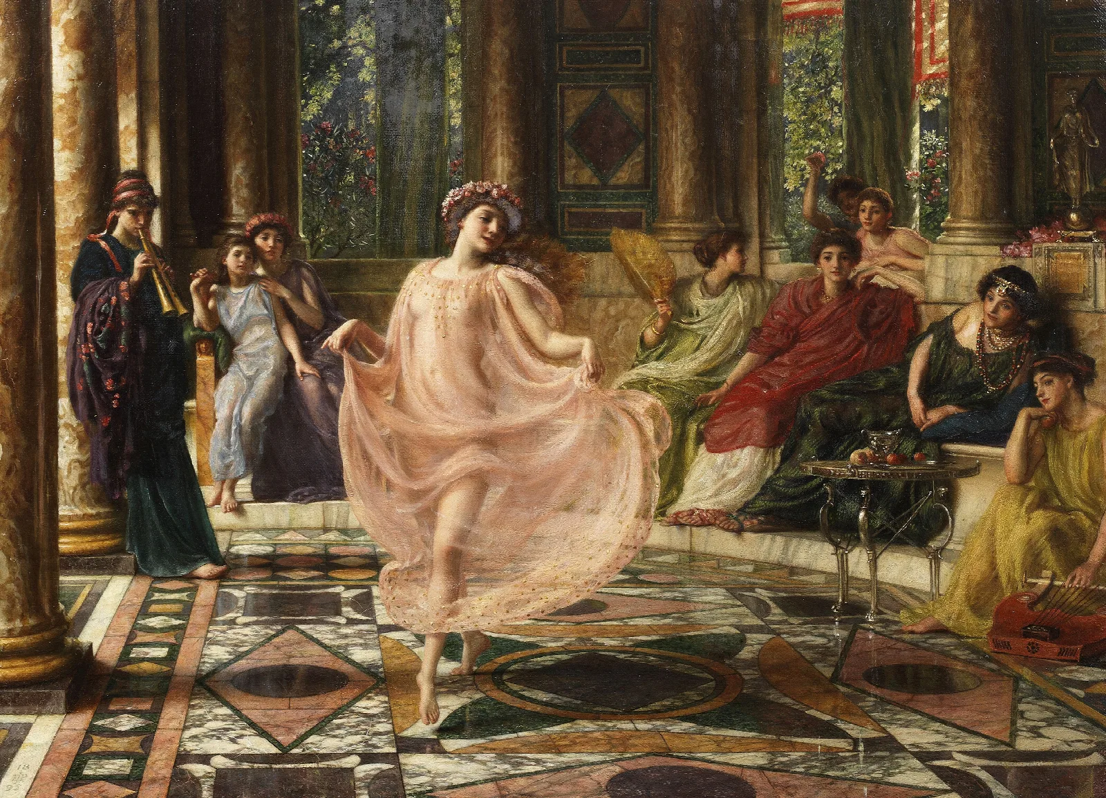 The Ionian Dance Wall Art by Edward John Poynter - Canvas Print