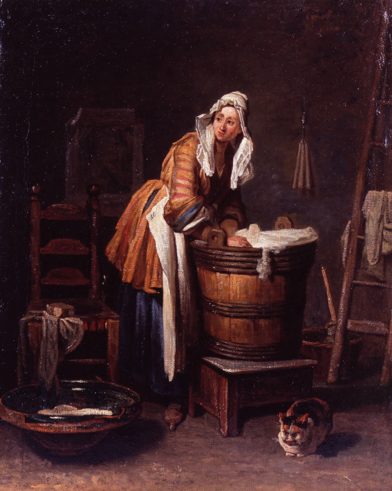 Washerwoman Wall Art by Jean Siméon Chardin - Canvas Print