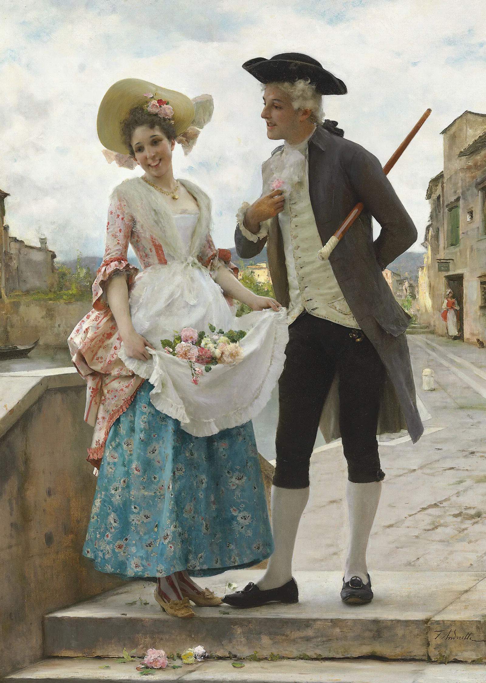 Welcomed Attention Wall Art by Federico Andreotti - Canvas Print