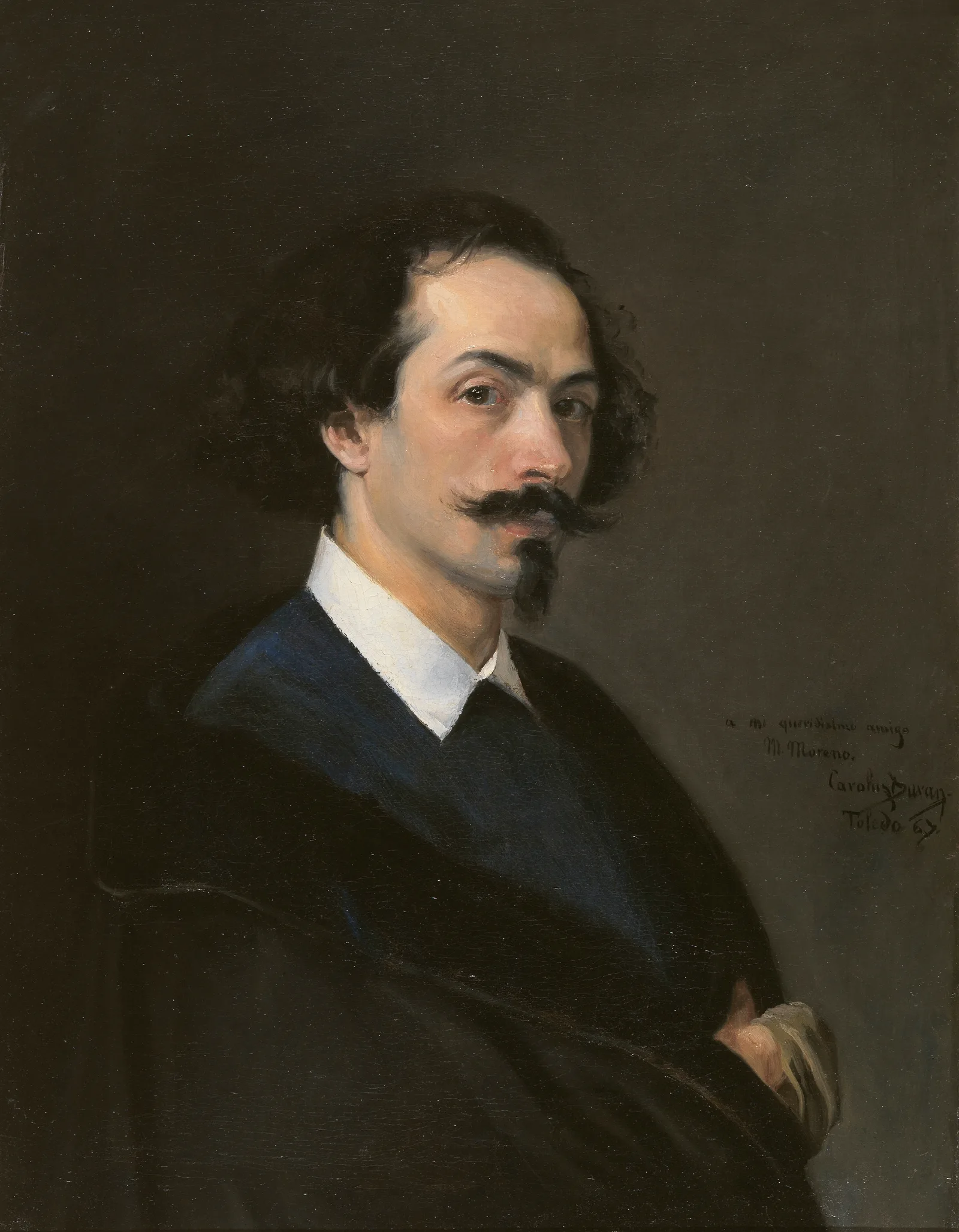 Painter Matias Moreno Wall Art by Carolus-Duran - Canvas Print