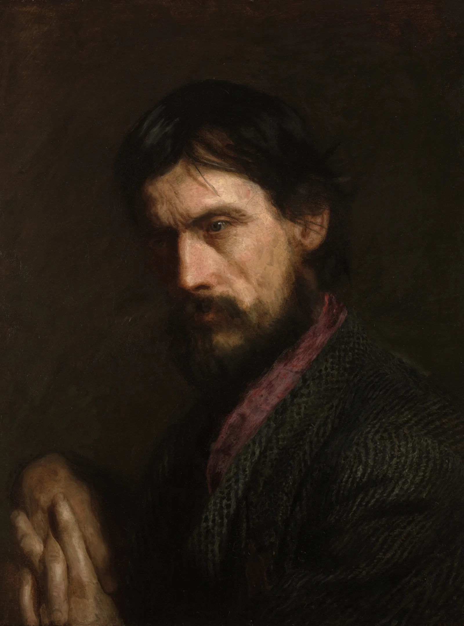 George Reynolds The Veteran Wall Art by Thomas Eakins - Canvas Print