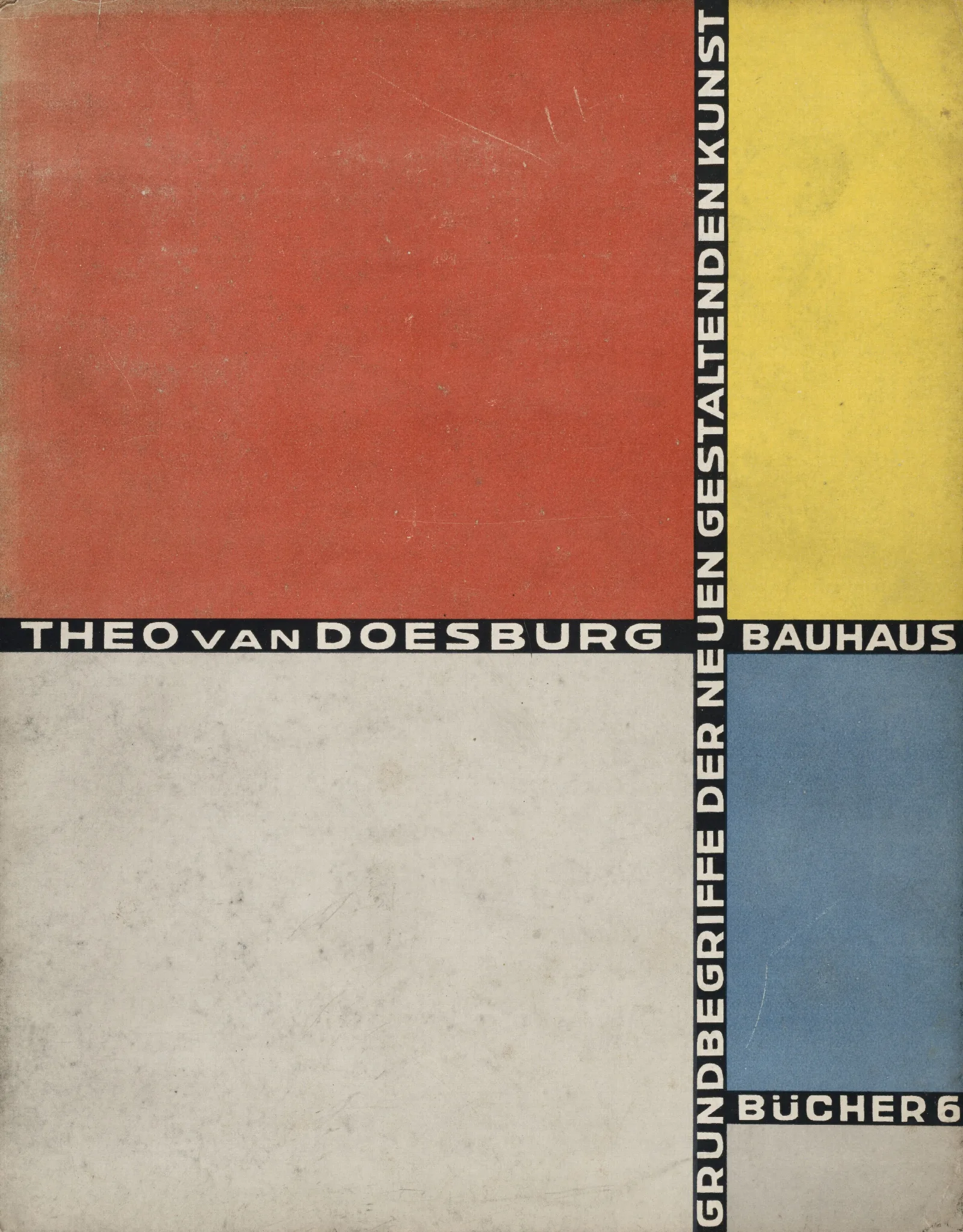 Bauhausbu?cher 6 Wall Art by Theo van Doesburg - Canvas Print