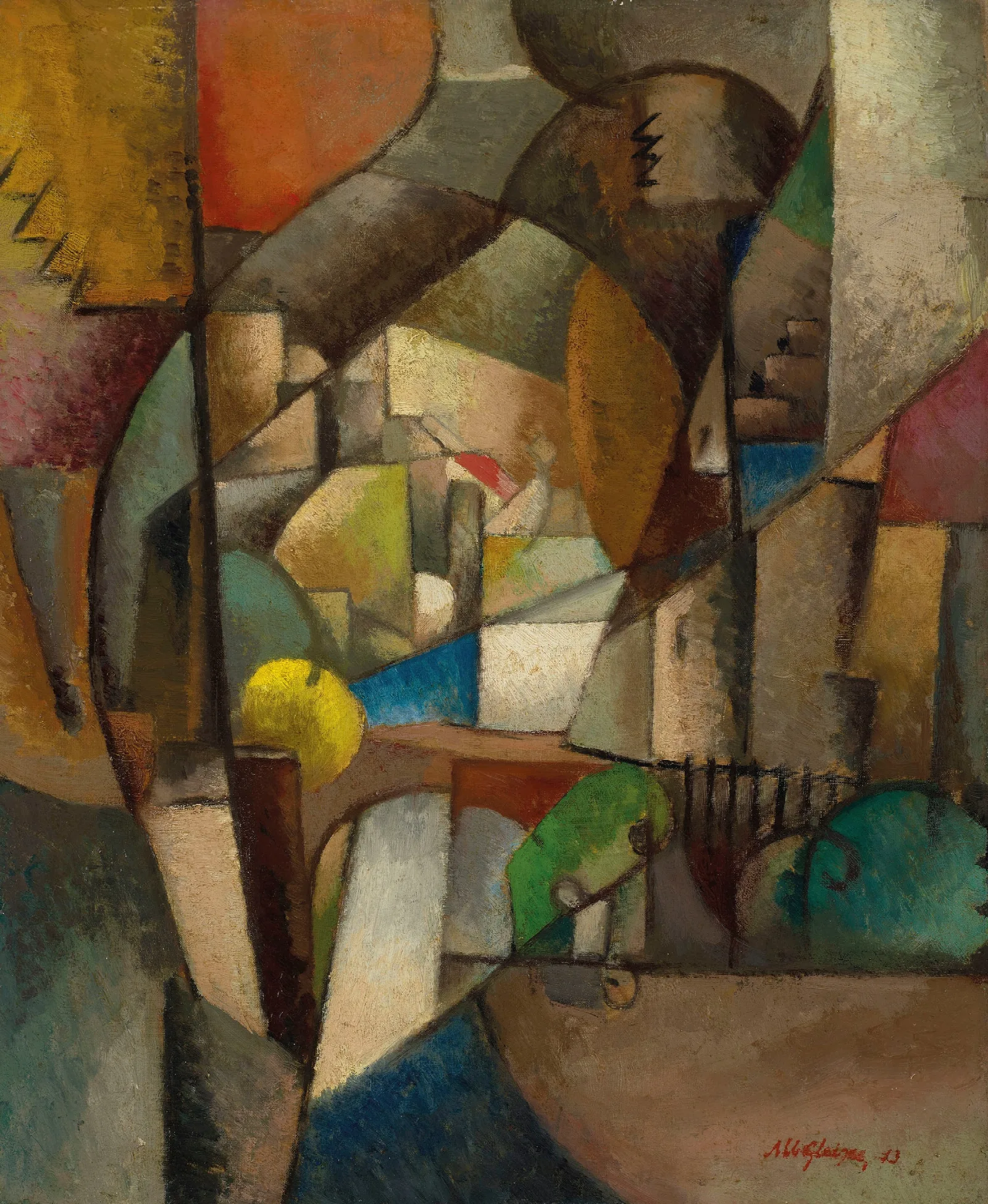 Le Pecheur 6 Wall Art by Albert Gleizes - Canvas Print