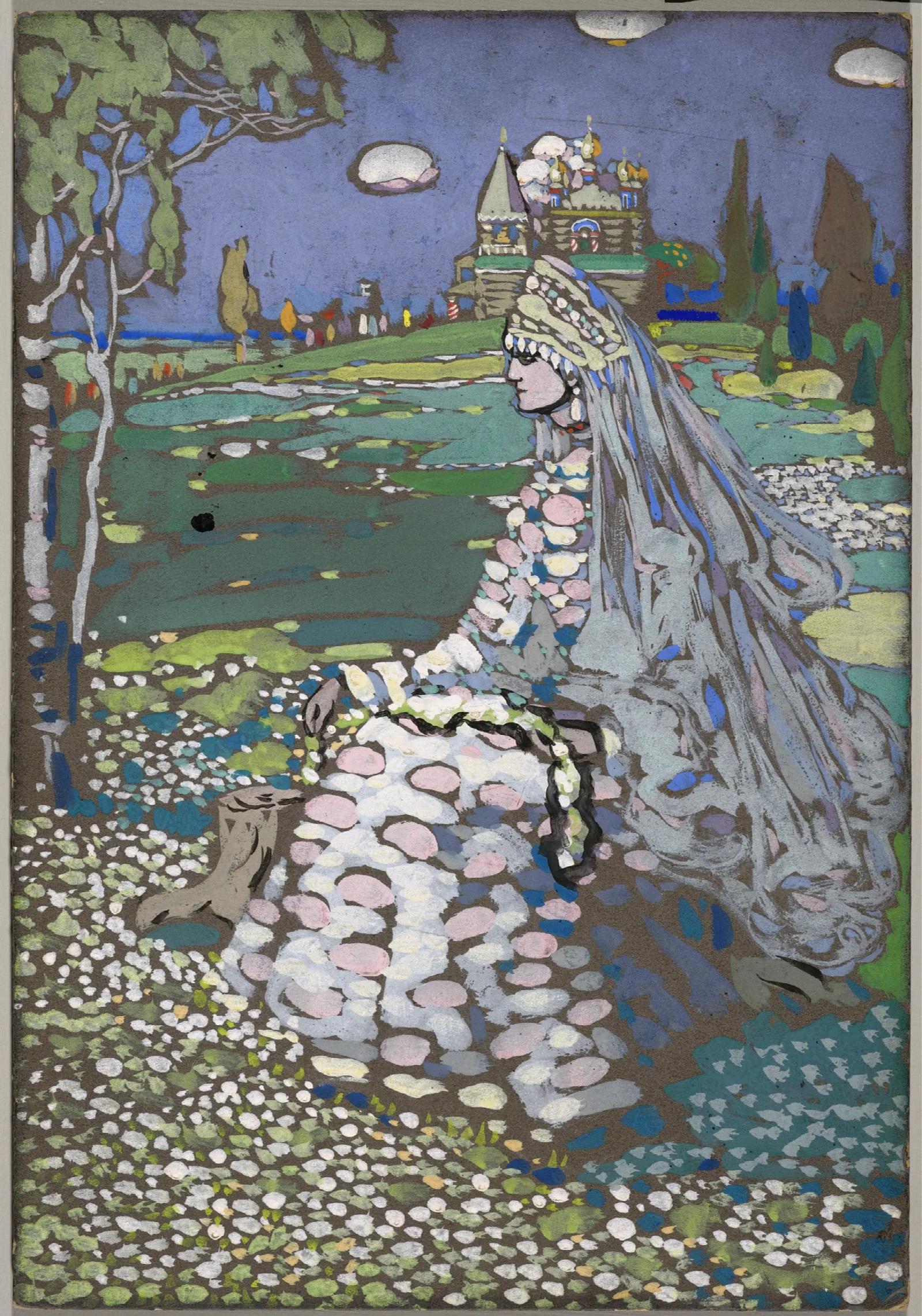 The Bride 2 Wall Art by Wassily Kandinsky - Canvas Print