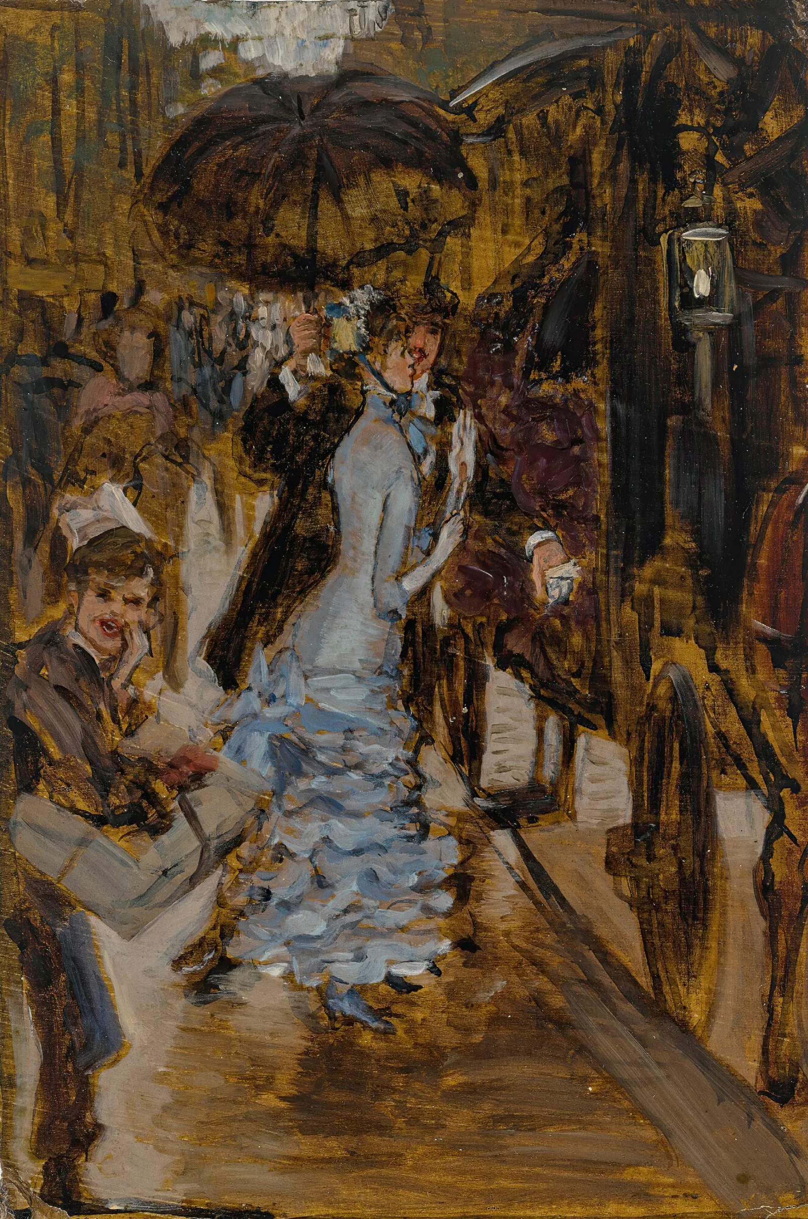 Sketch For La Damoiselle Dhonneur Wall Art by James Tissot - Canvas Print