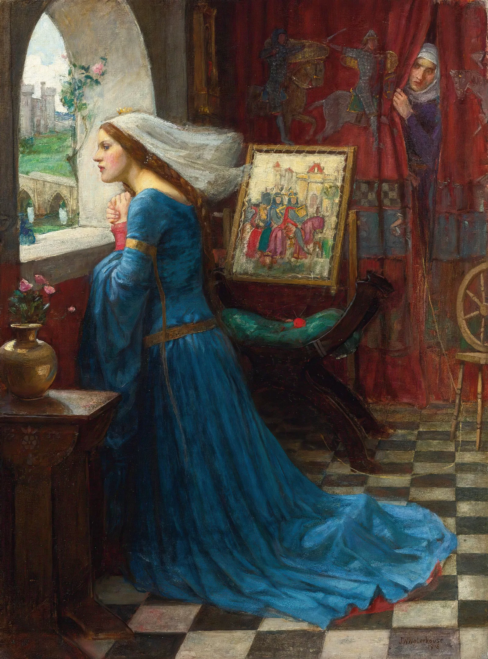 Fair Rosamund Wall Art by John William Waterhouse - Canvas Print