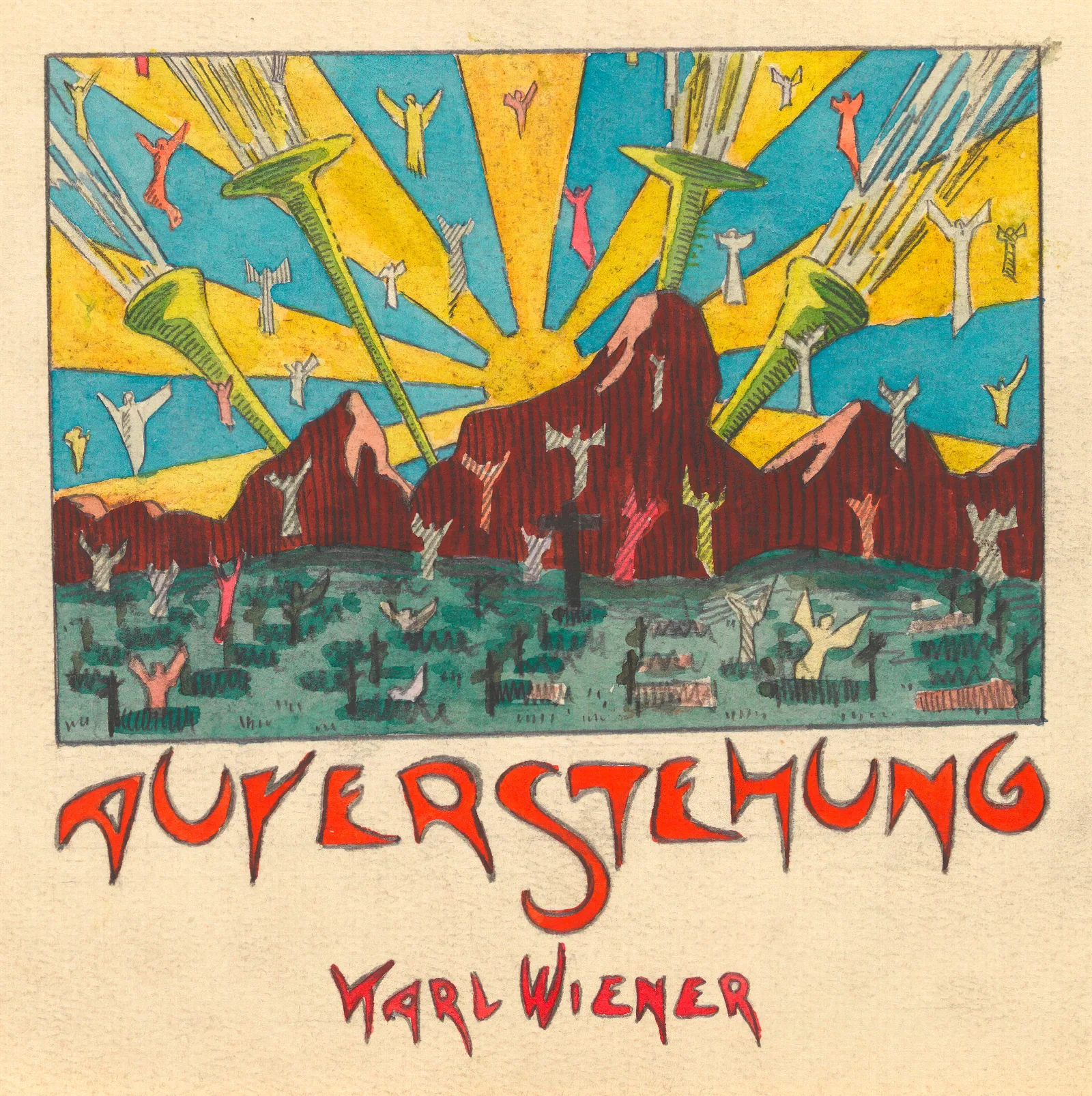 Auferstehung 2 Wall Art by Karl Wiener - Canvas Print