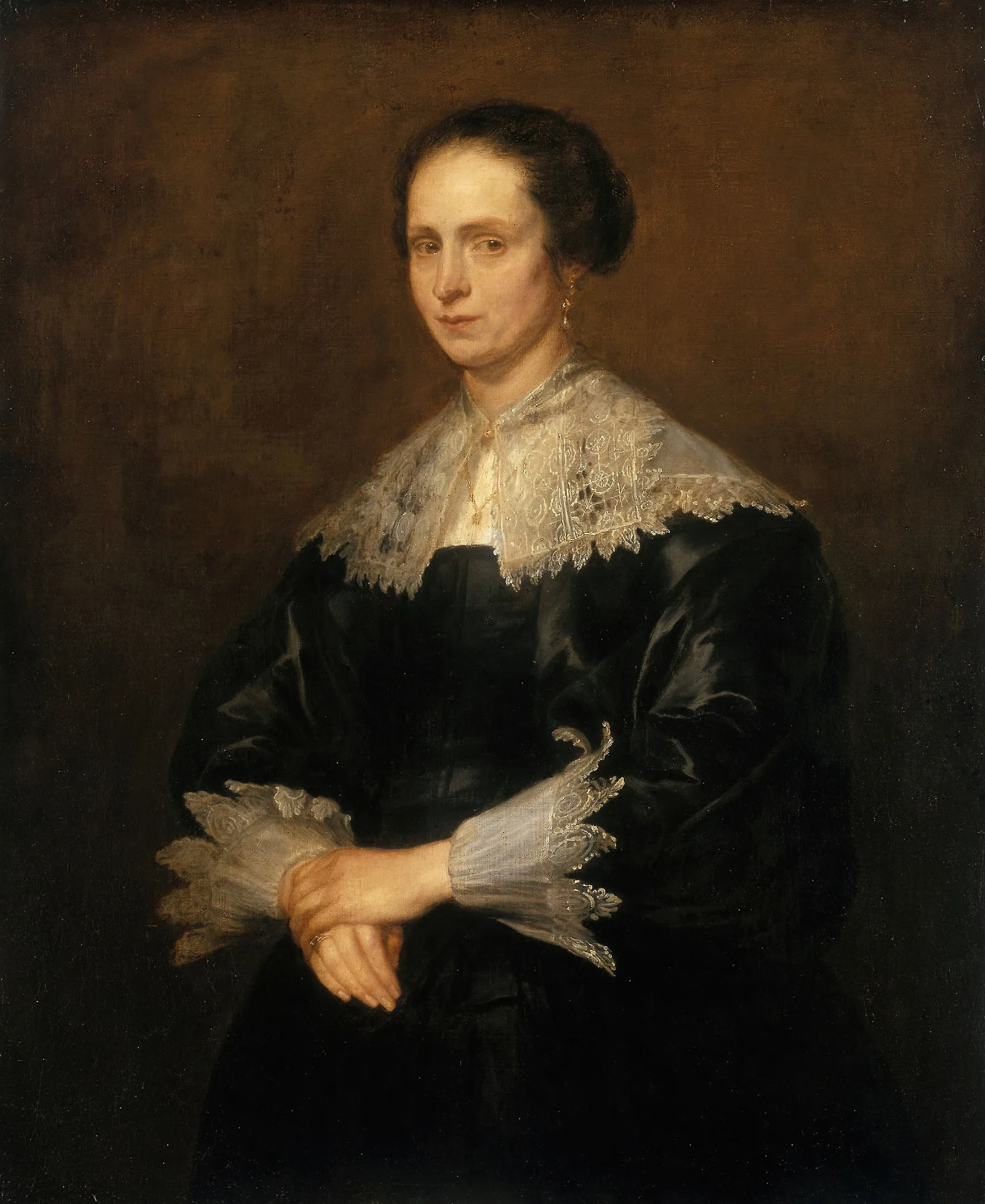 Helena Tromper Du Bois Wall Art by Anthony van Dyck - Canvas Print