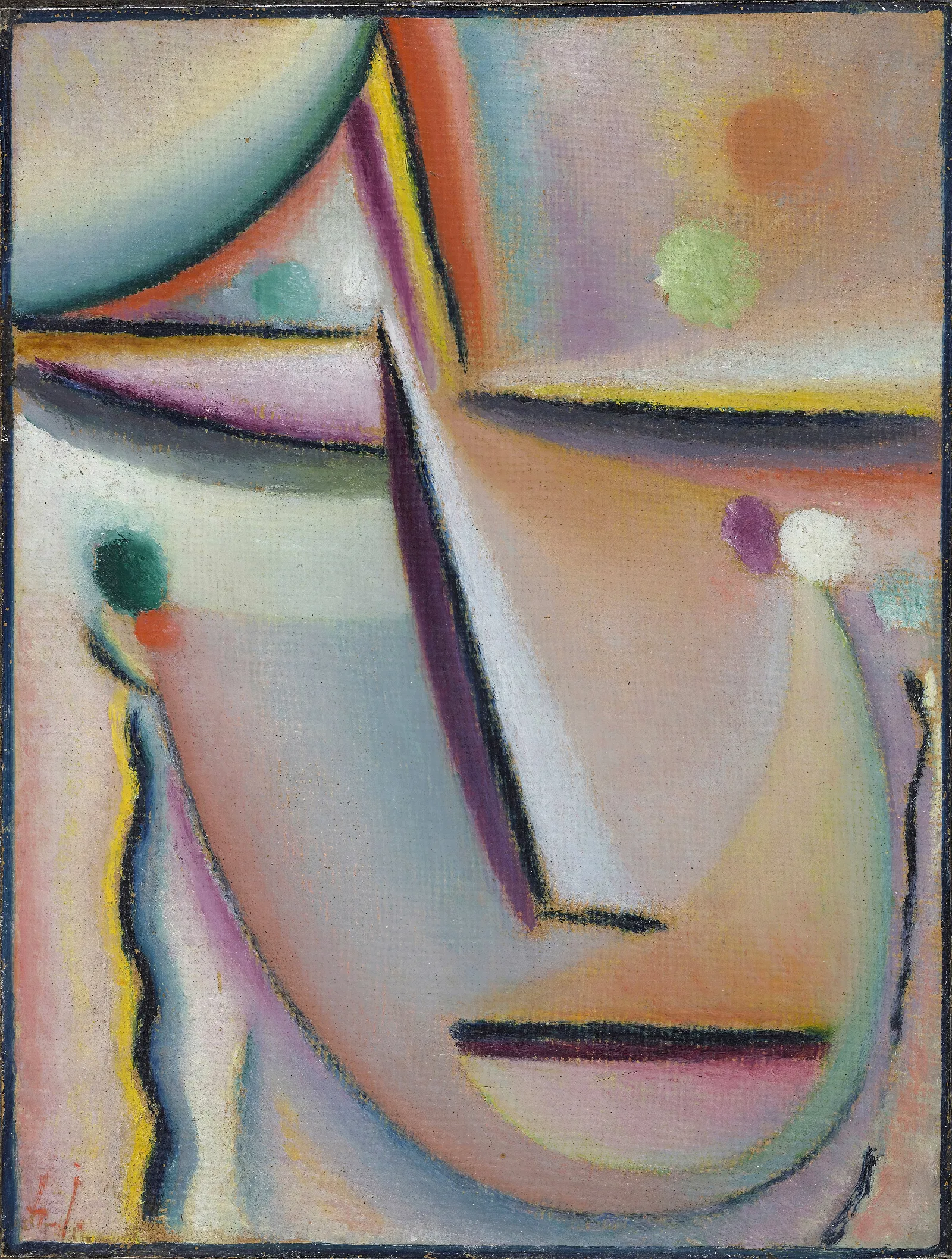 Meditation The Prayer Wall Art by Alexej von Jawlensky - Canvas Print