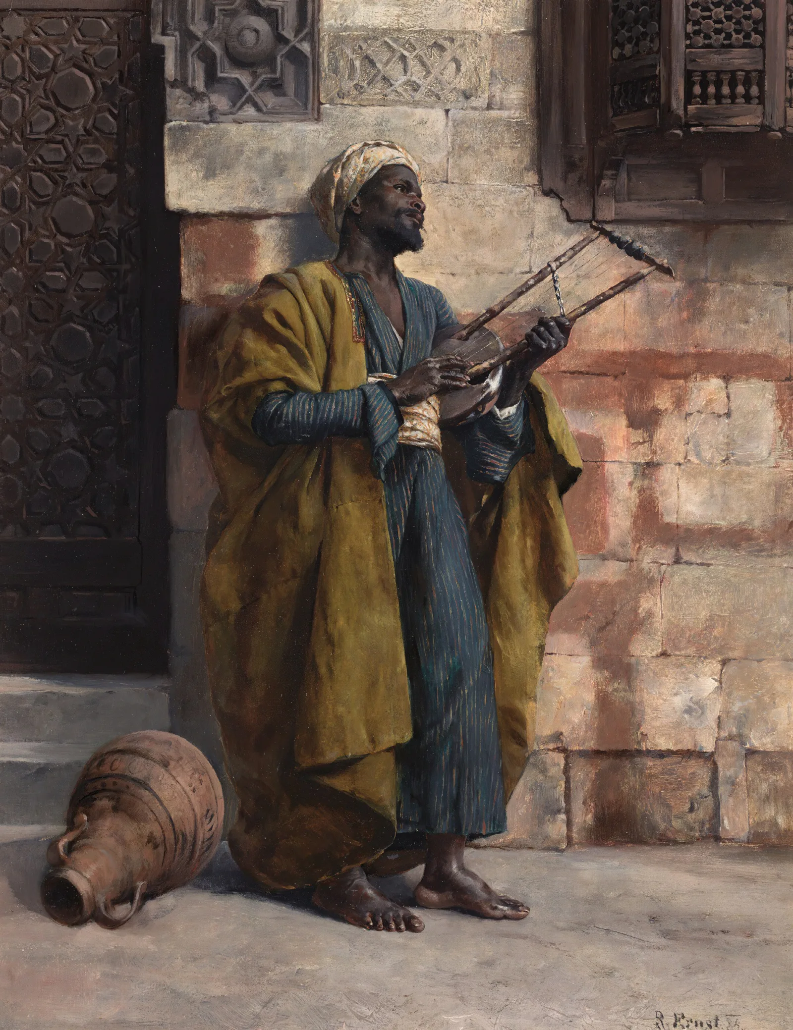 The Musician 4 Wall Art by Rudolf Ernst - Canvas Print