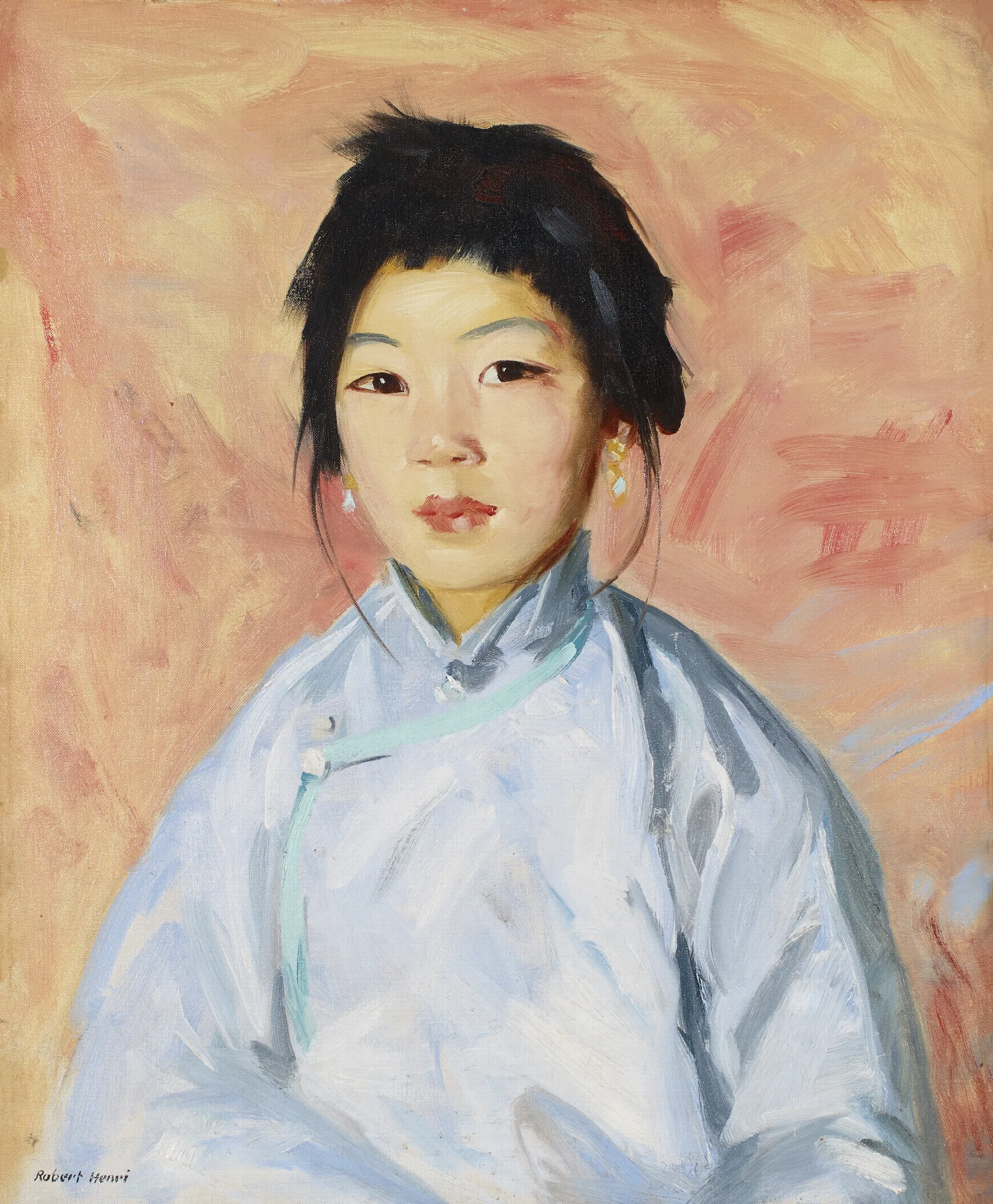Tam Gan Wall Art by Robert Henri - Canvas Print