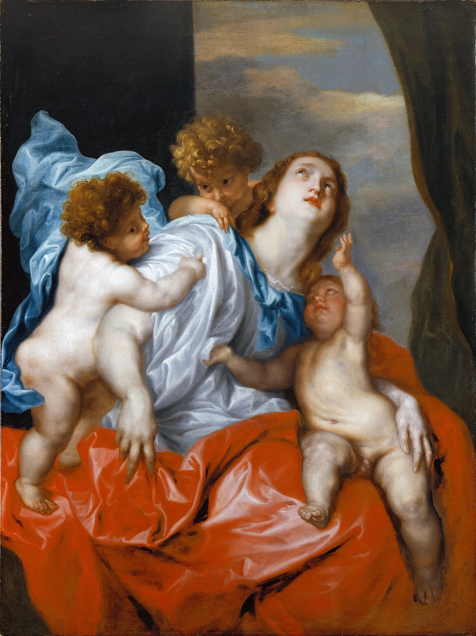 Charity 8 Wall Art by Anthony van Dyck - Canvas Print