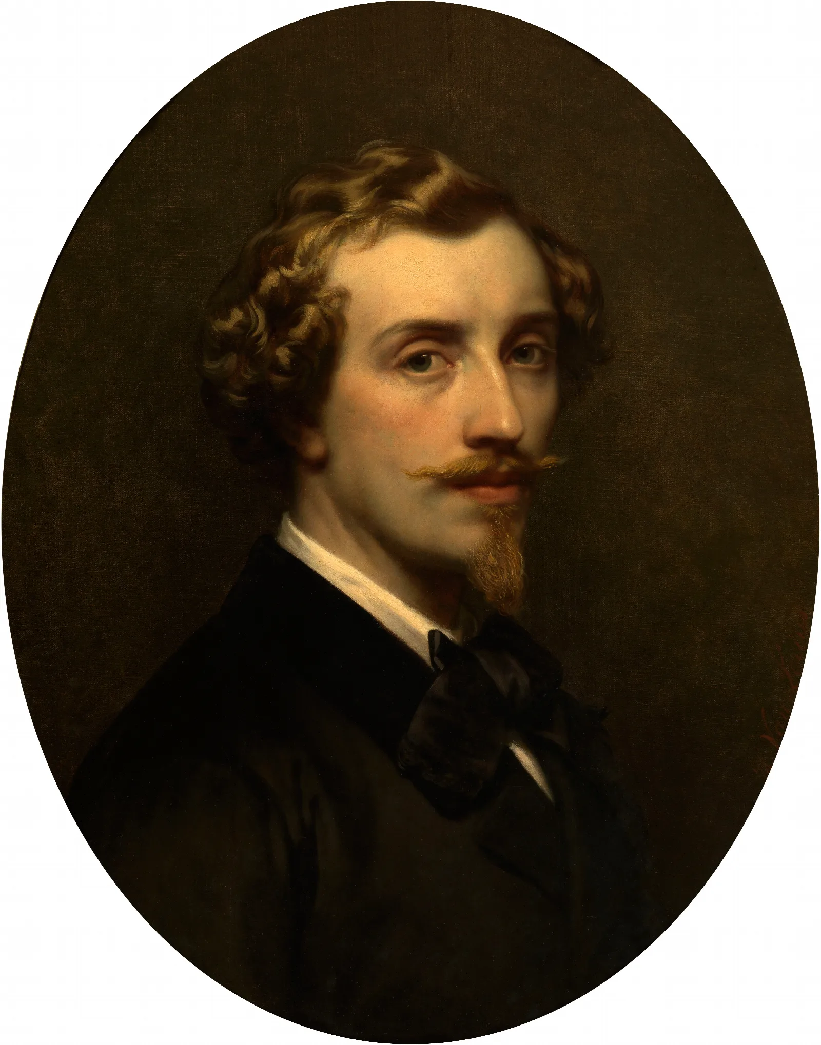 Self Portrait 514 Wall Art by Jozef Van Lerius - Canvas Print