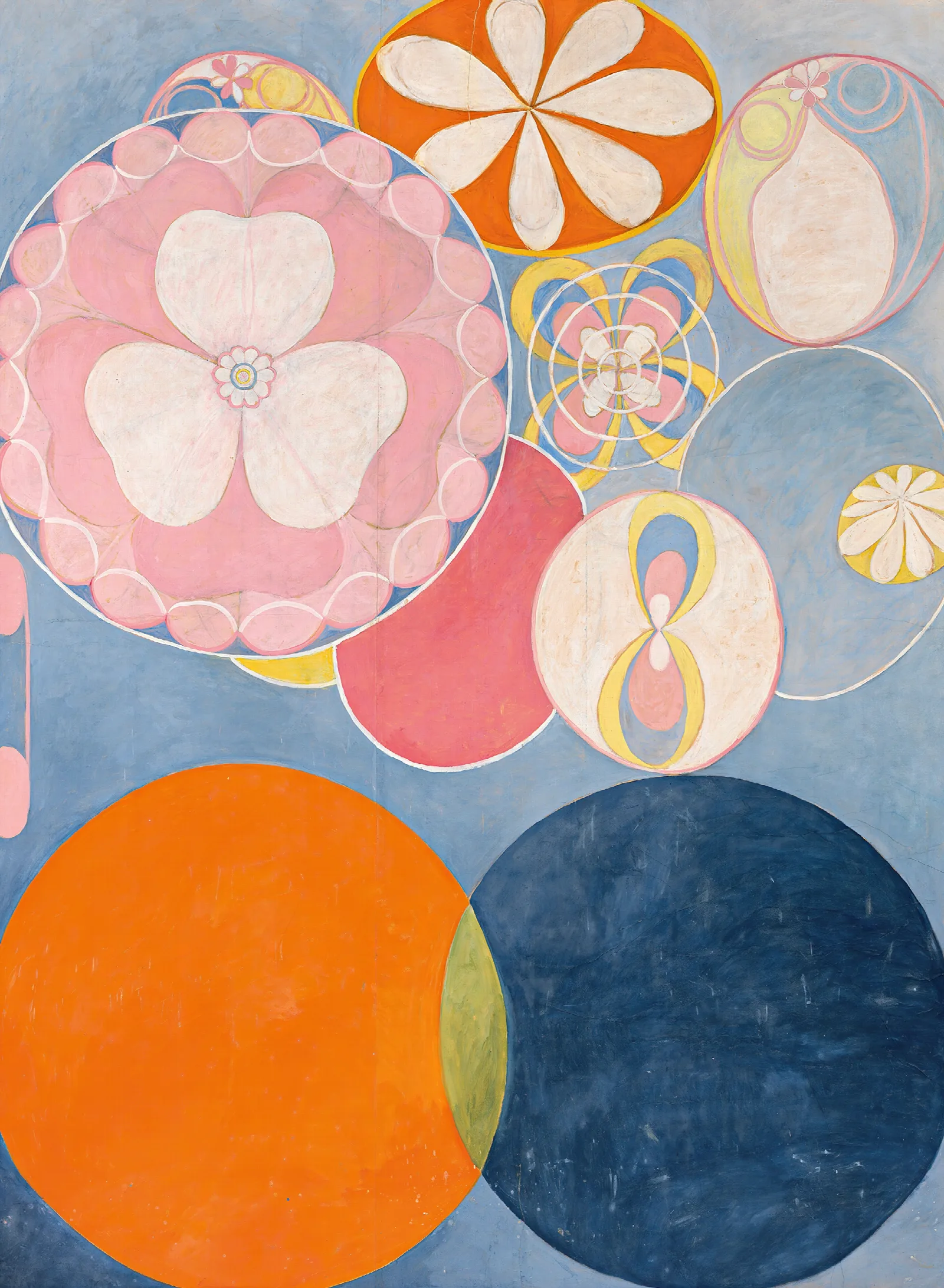 The Ten Largest No 2 Childhood Wall Art by Hilma af Klint - Canvas Print