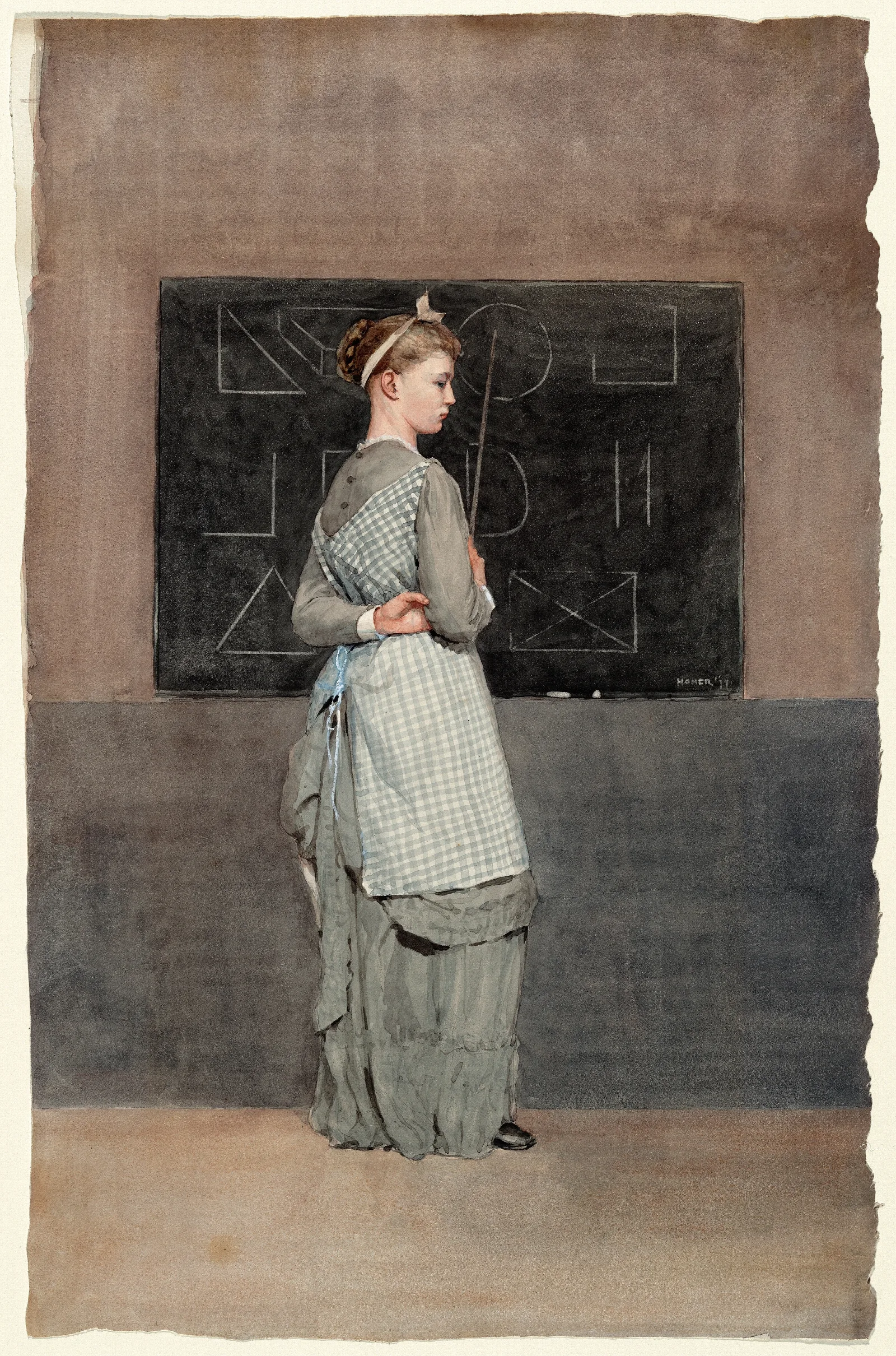 Blackboard Wall Art by Winslow Homer - Canvas Print