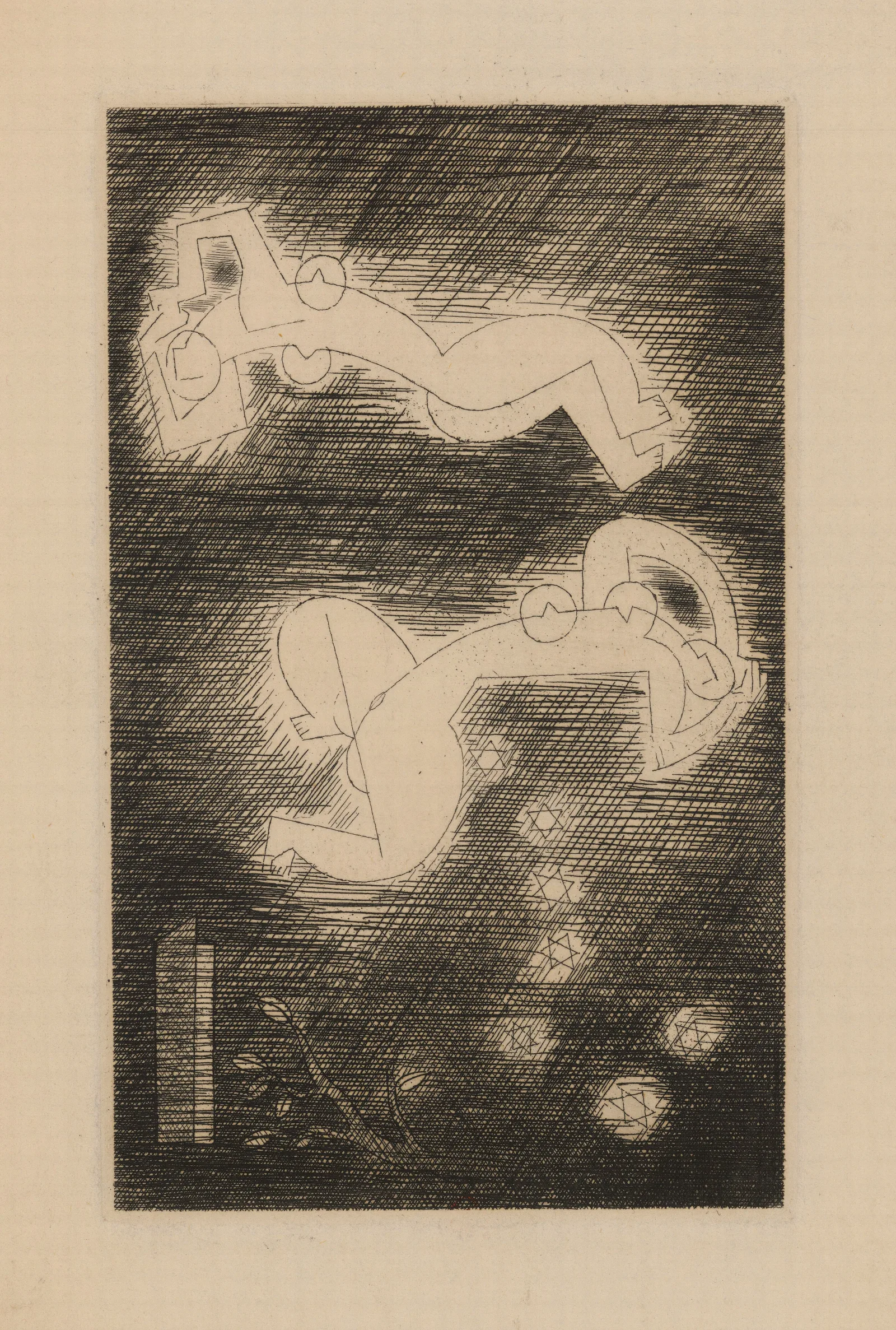 La Chanson Du Mal Aime 2 Wall Art by Louis Marcoussis - Canvas Print