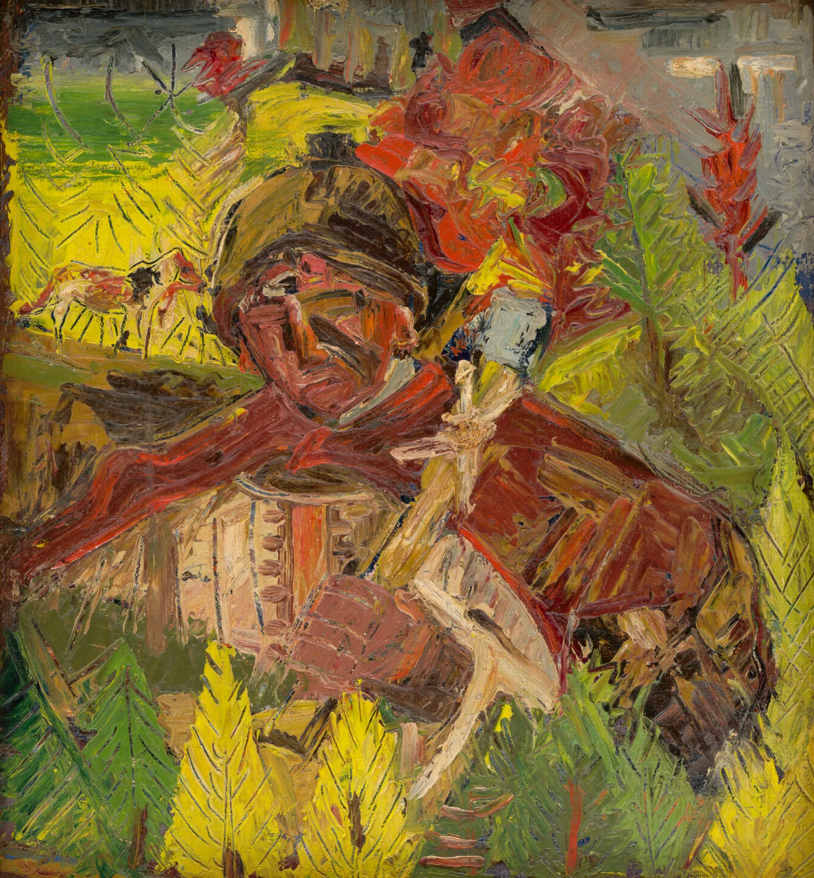 Lumberjack Wall Art by Arnold Peter Weisz-Kubínčan - Canvas Print