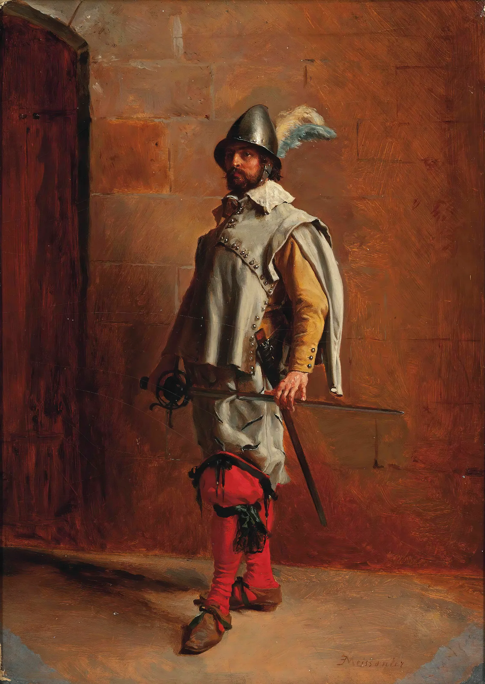 Soldat Wall Art by Ernest Meissonier - Canvas Print