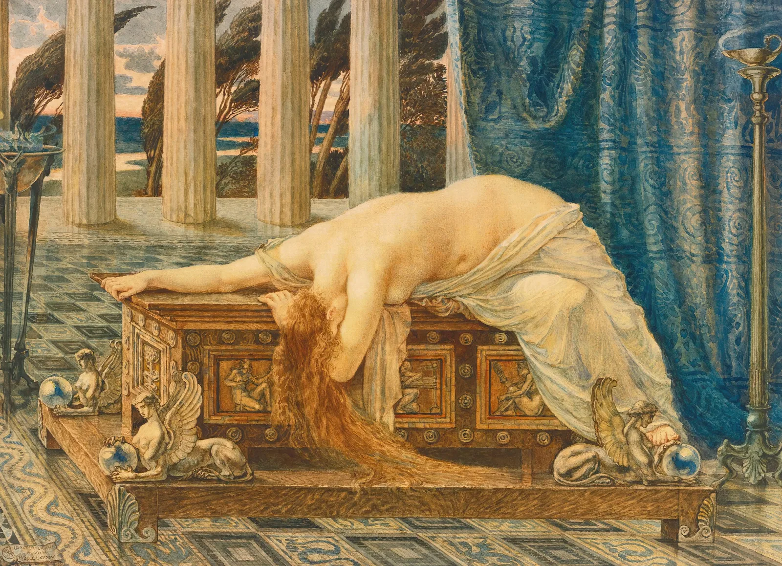 Pandora 8 Wall Art by Walter Crane - Canvas Print
