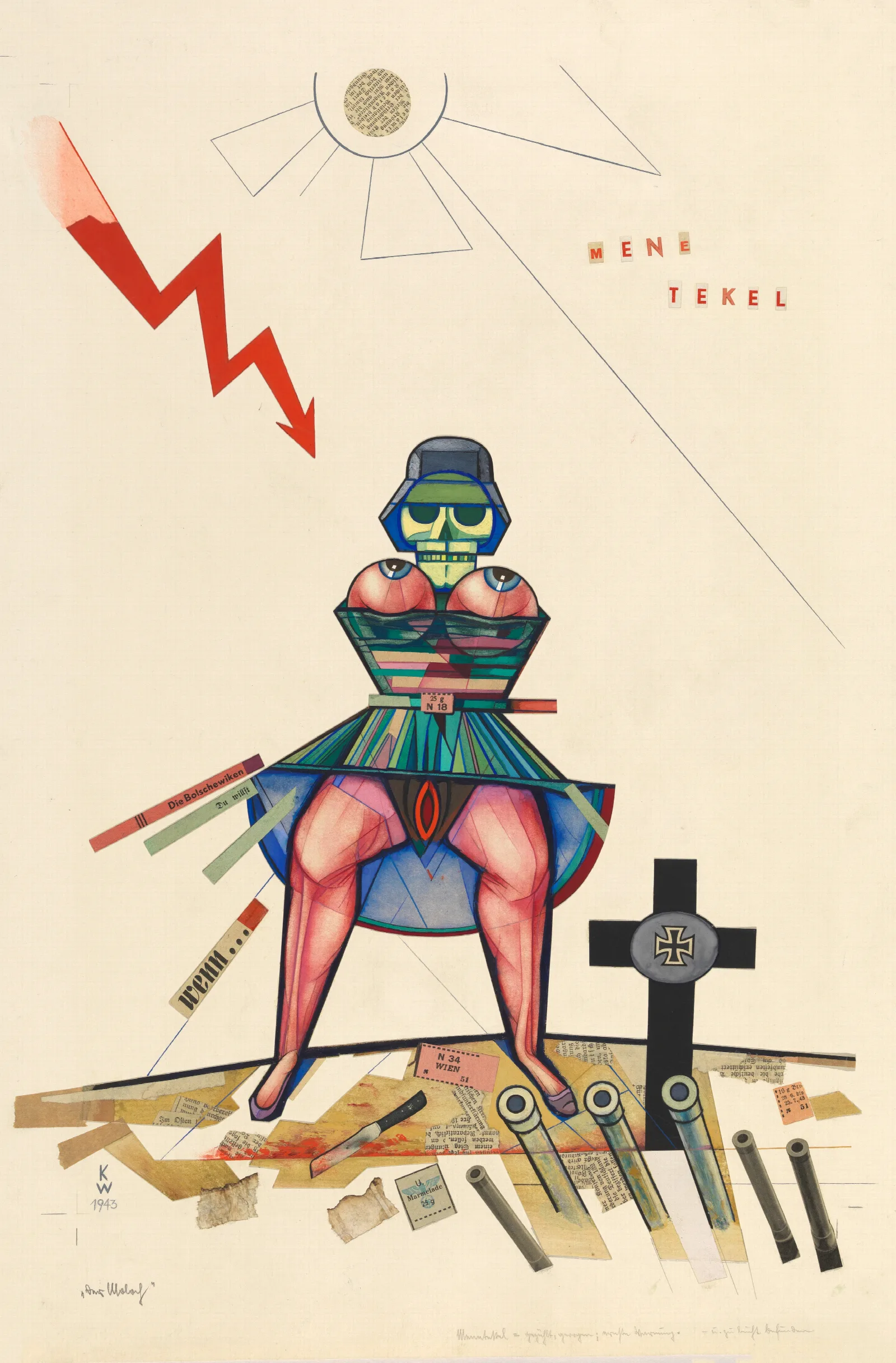 Der Moloch Wall Art by Karl Wiener - Canvas Print