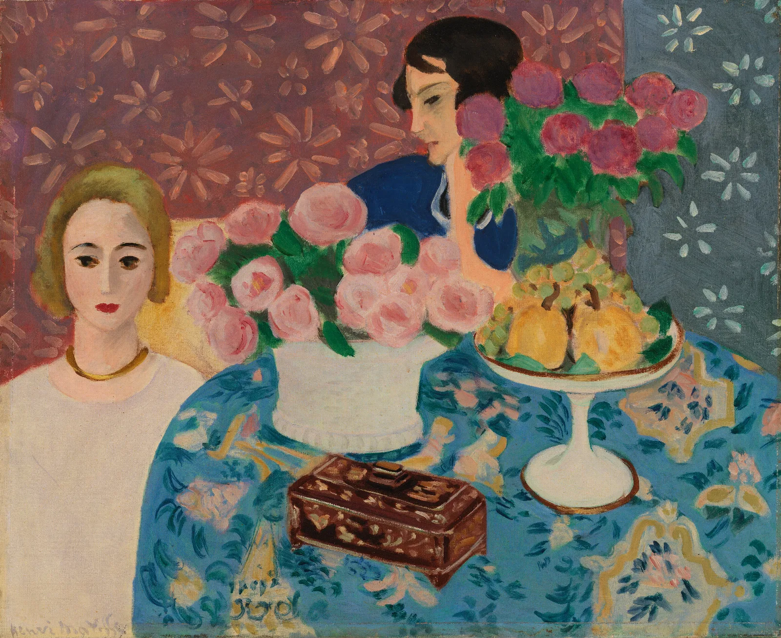 Chinese Casket Le Coffret Chinois Wall Art by Henri Matisse - Canvas Print