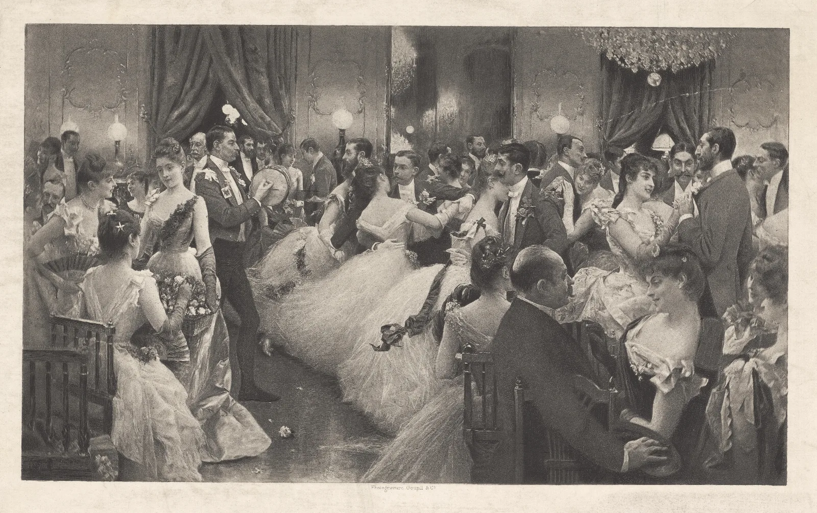 The Hunt Ball 3 Wall Art by Julius Leblanc Stewart - Canvas Print