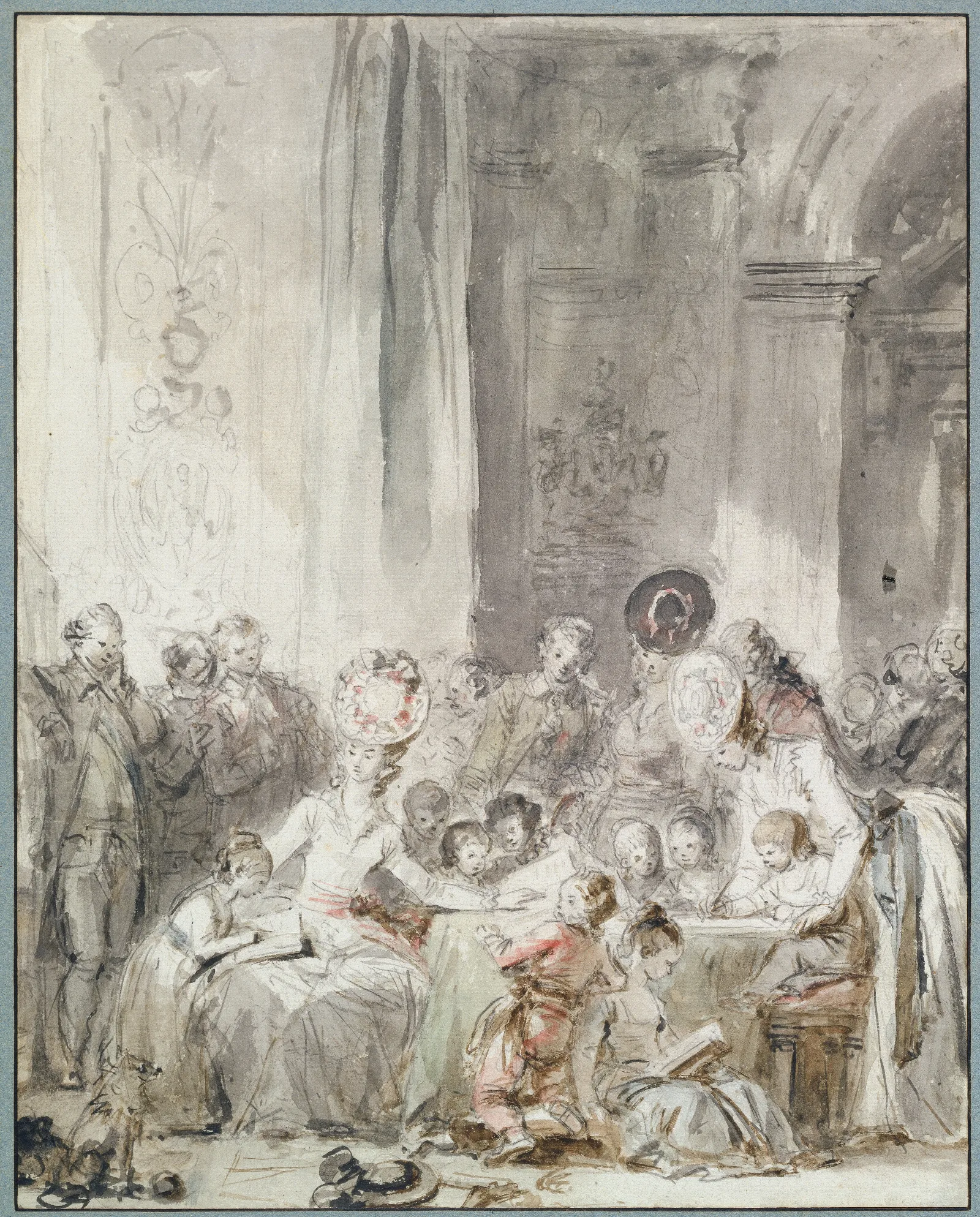 The Competition Wall Art by Jean-Honoré Fragonard - Canvas Print