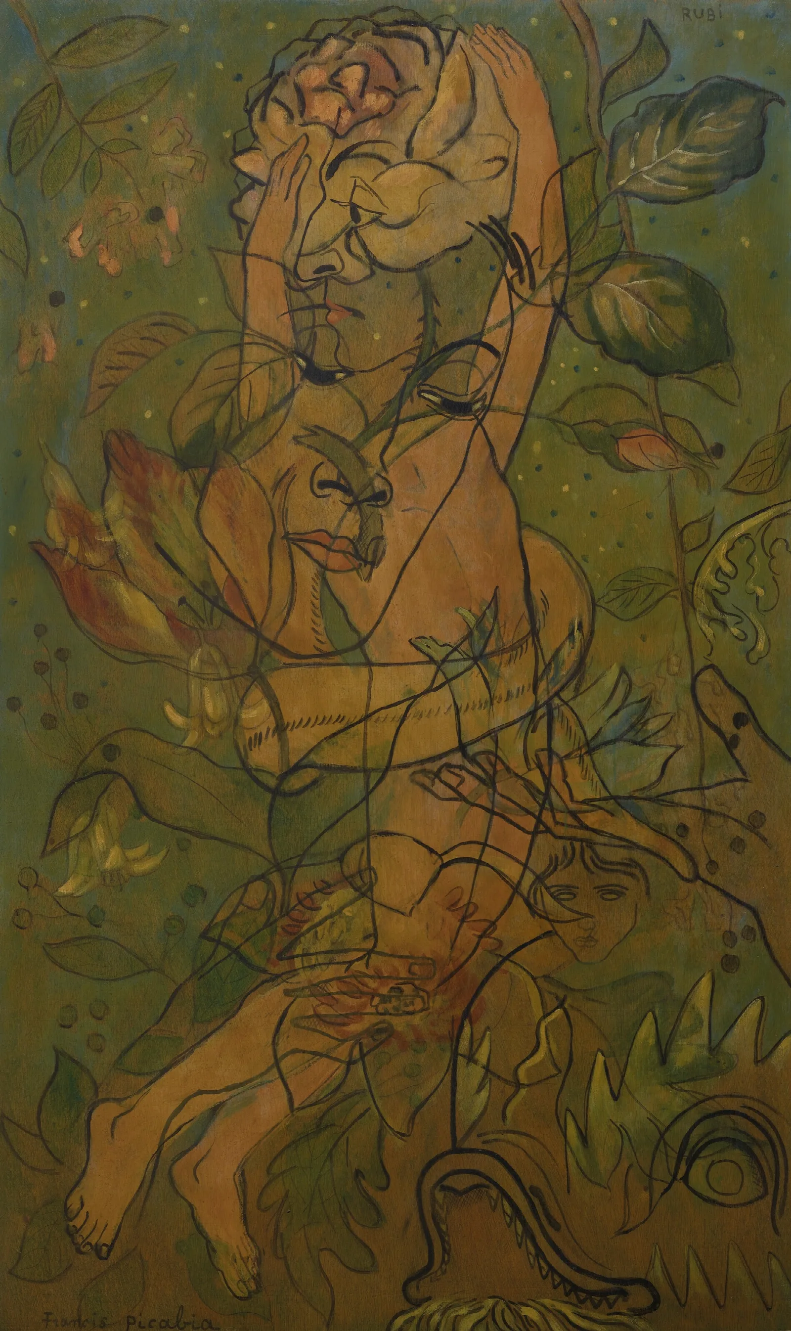 Rubi Wall Art by Francis Picabia - Canvas Print
