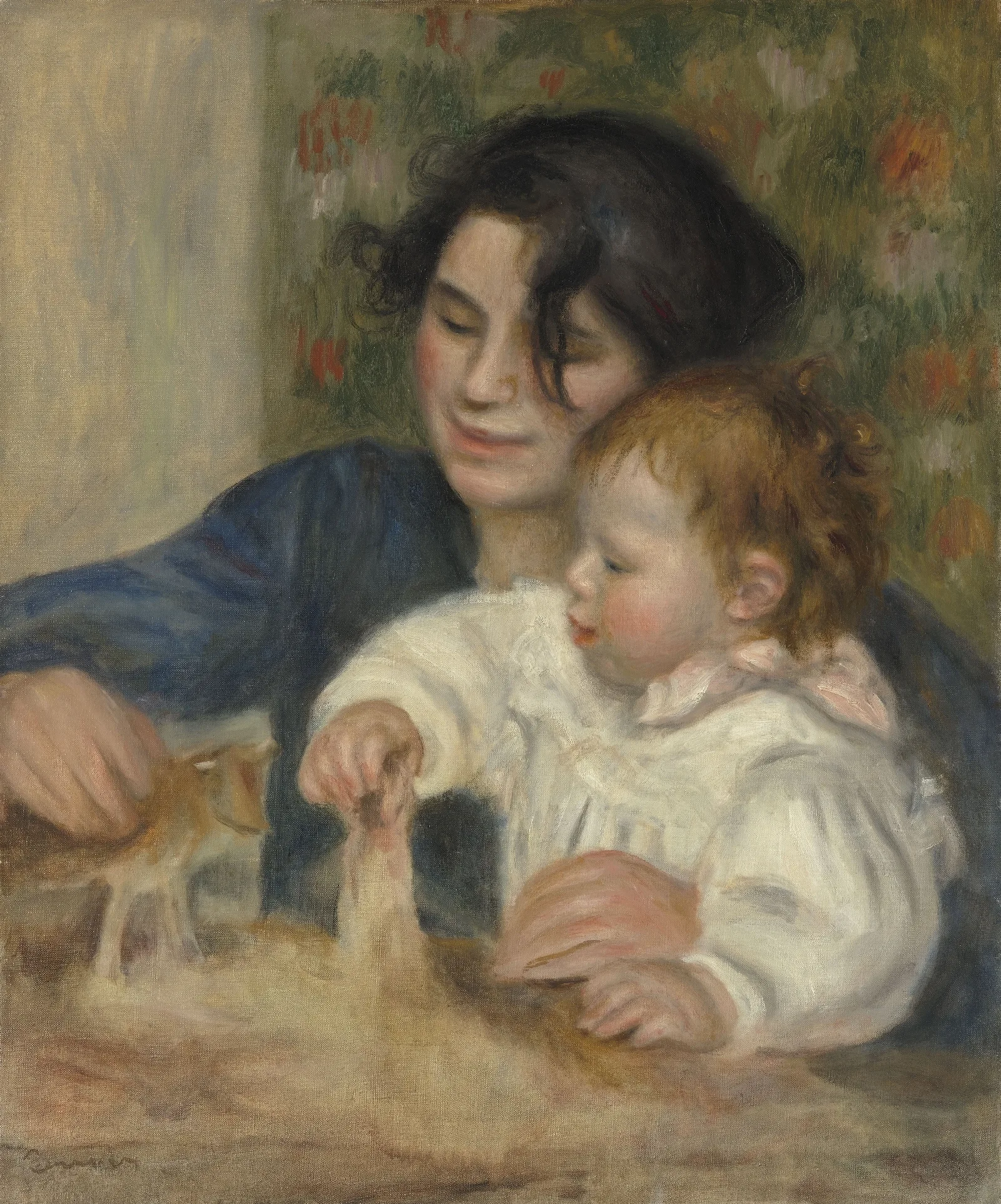 Gabrielle And Jean Wall Art by Pierre-Auguste Renoir - Canvas Print