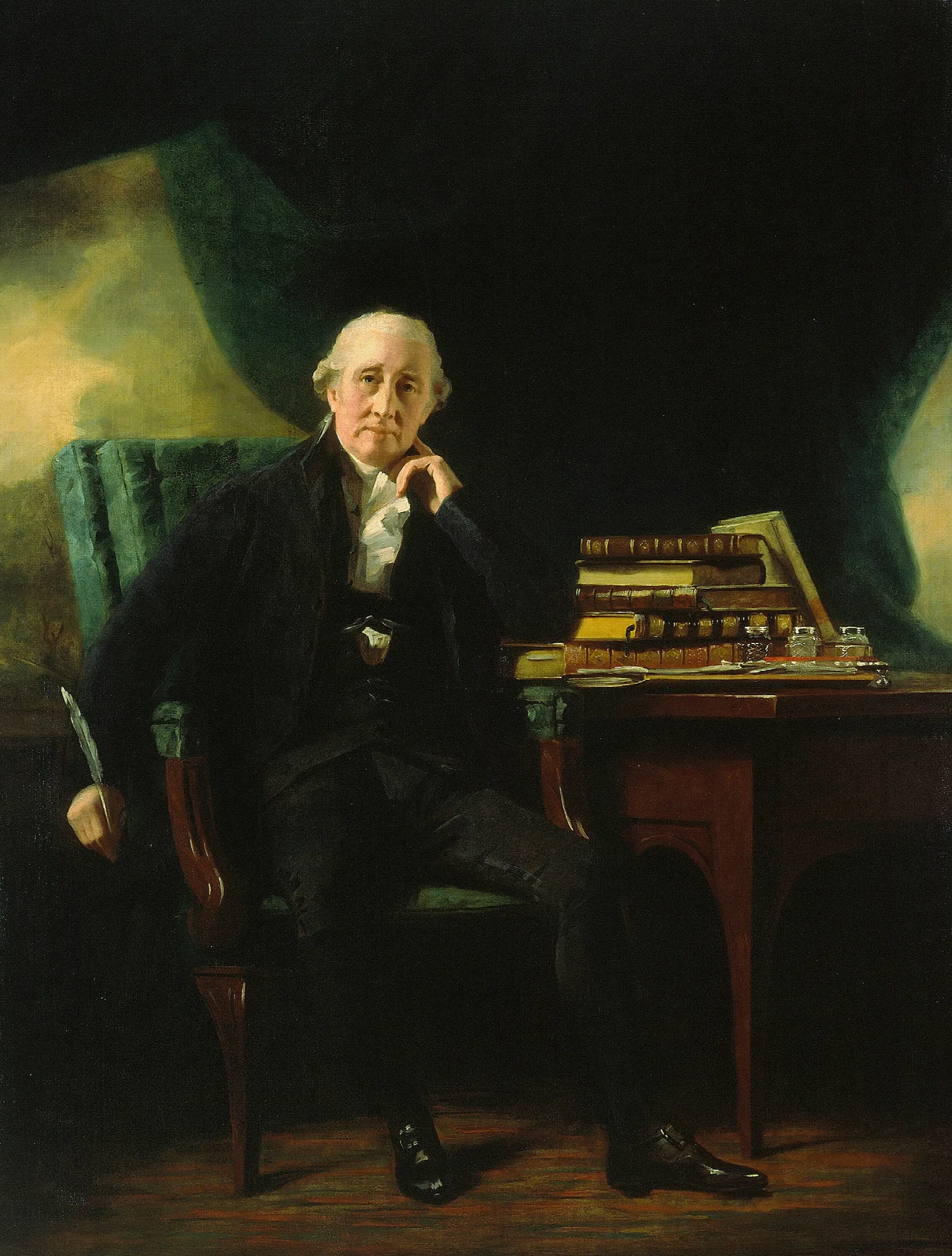Adam Rolland Of Gask Ii Wall Art by Sir Henry Raeburn - Canvas Print