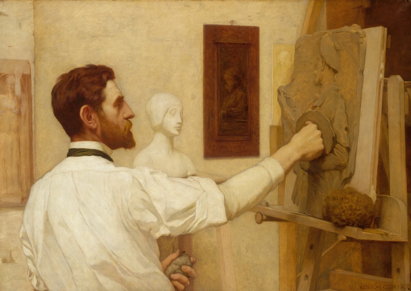 Augustus Saint Gaudens Wall Art by Kenyon Cox - Canvas Print