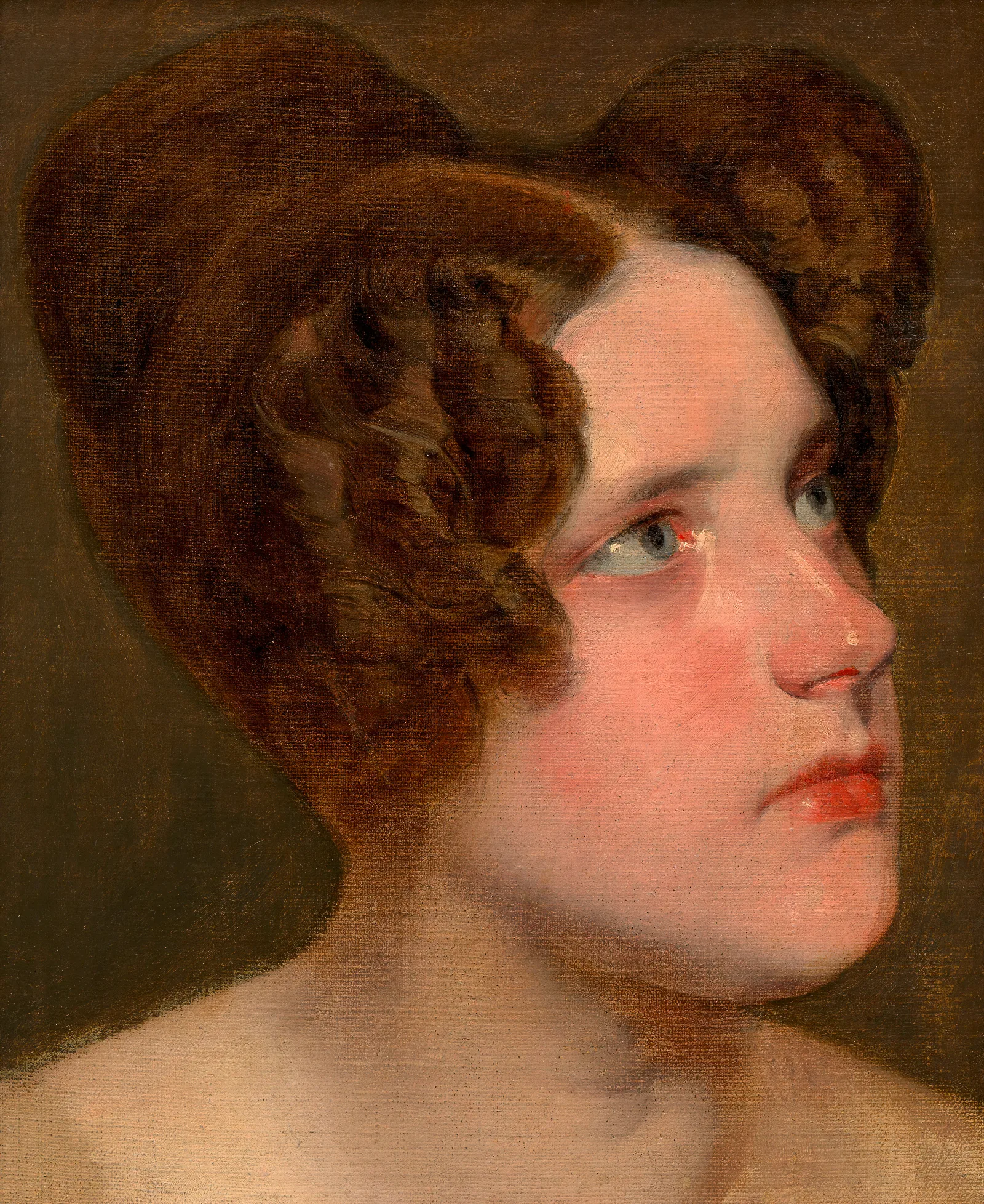 Marie Baumann Verh Loewe Wall Art by Friedrich von Amerling - Canvas Print