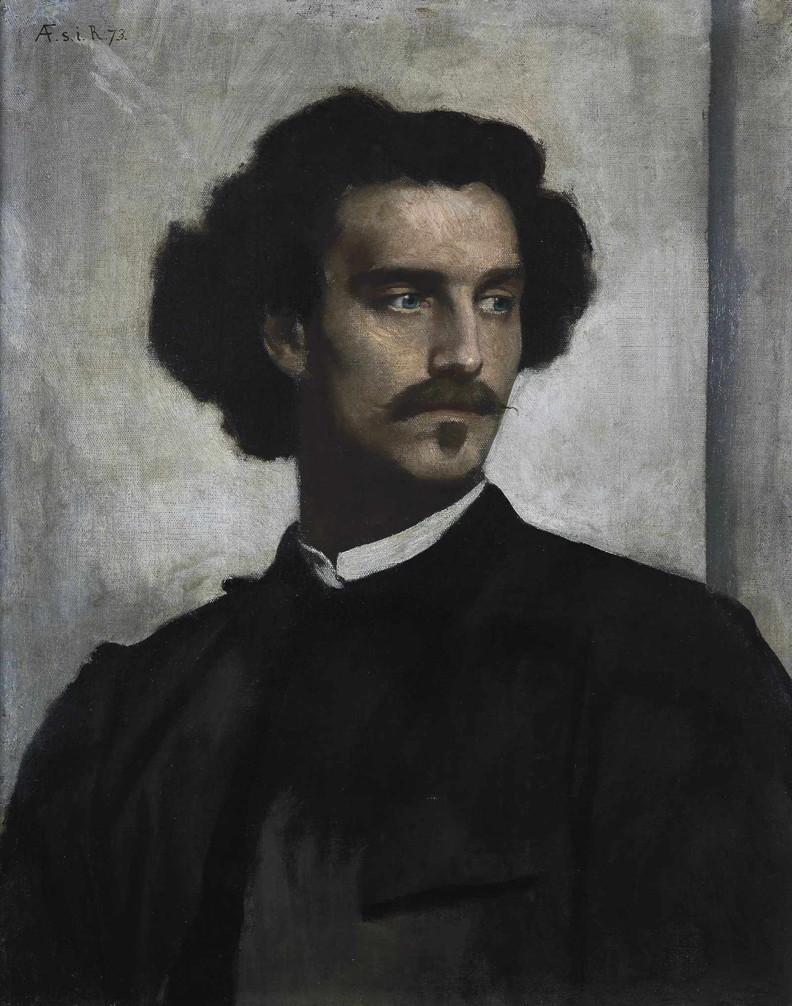 Self Portrait 373 Wall Art by Anselm Feuerbach - Canvas Print
