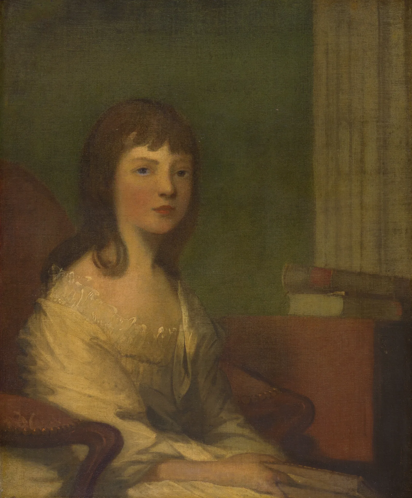 Theodosia Burr Alston Wall Art by Gilbert Stuart - Canvas Print