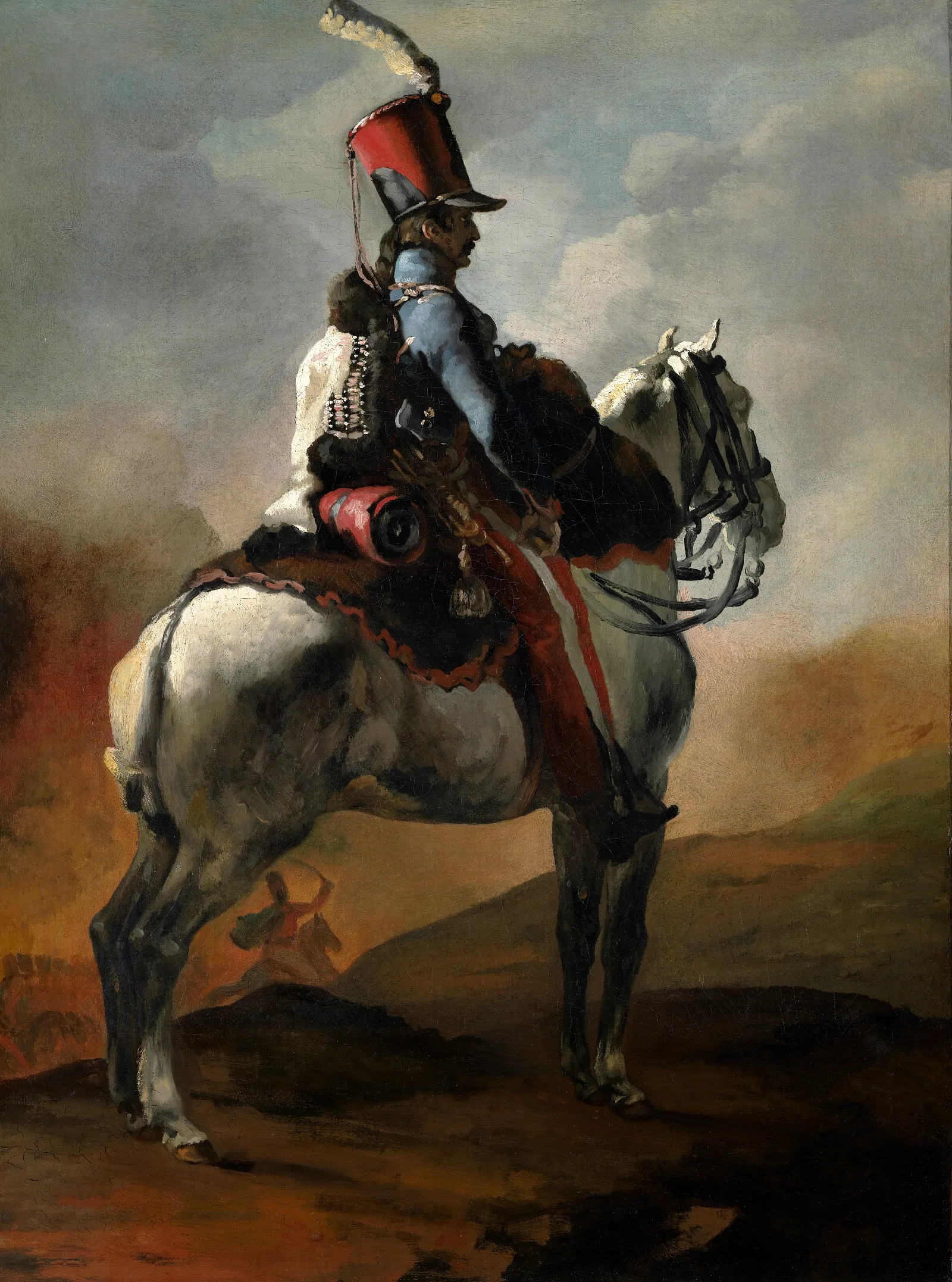 Trumpeter Of The Hussars Wall Art by Théodore Géricault - Canvas Print