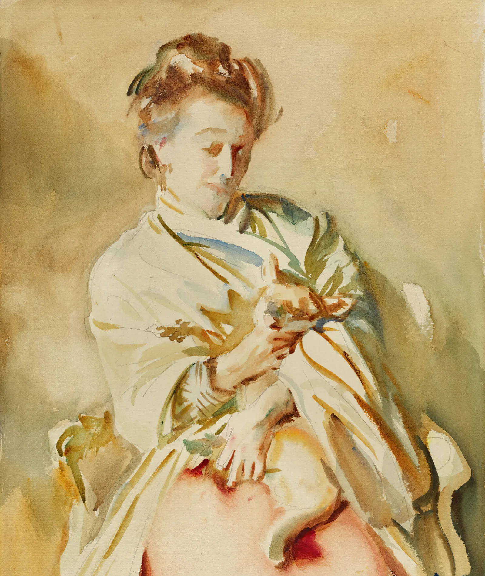 Flora Priestley Wall Art by John Singer Sargent - Canvas Print