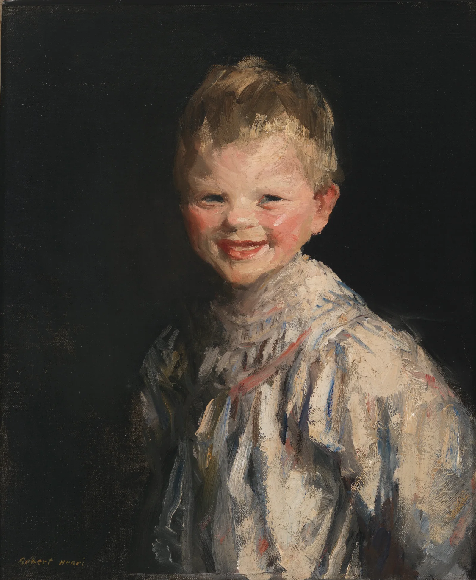 Laughing Child 2 Wall Art by Robert Henri - Canvas Print