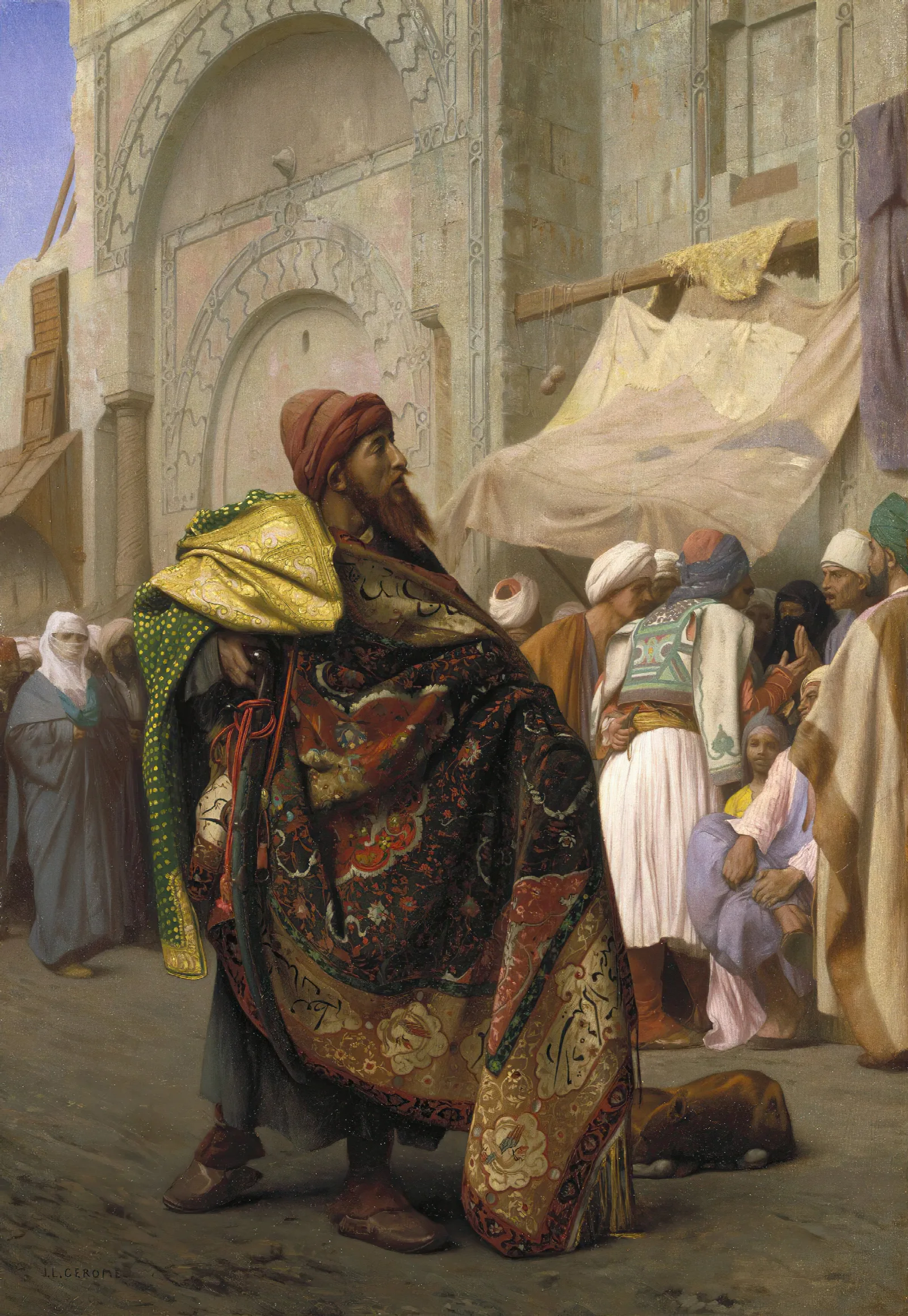 The Carpet Merchant Of Cairo Wall Art by Jean-Léon Gérôme - Canvas Print