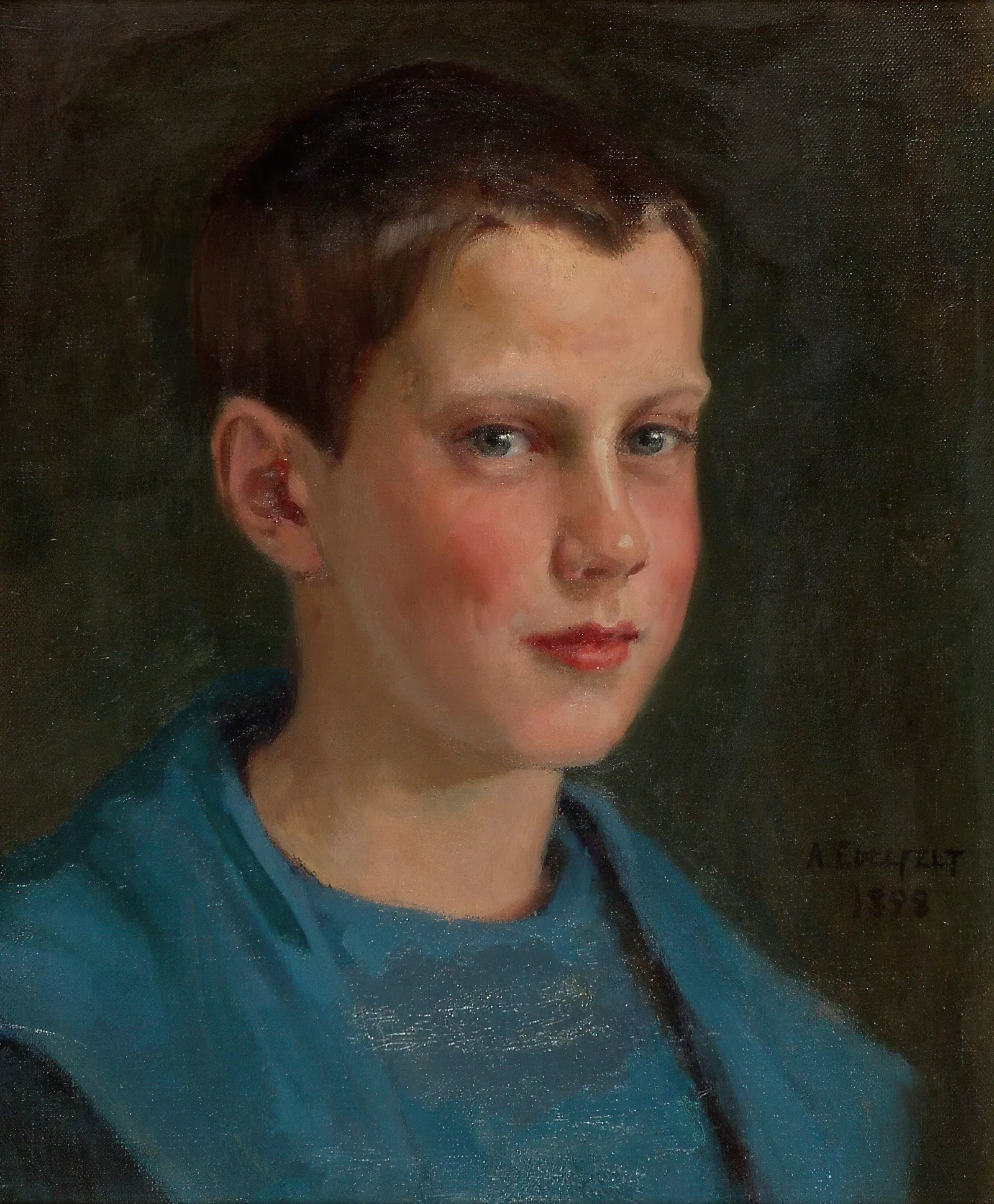 Erik Edelfelt Lapsena Wall Art by Albert Edelfelt - Canvas Print