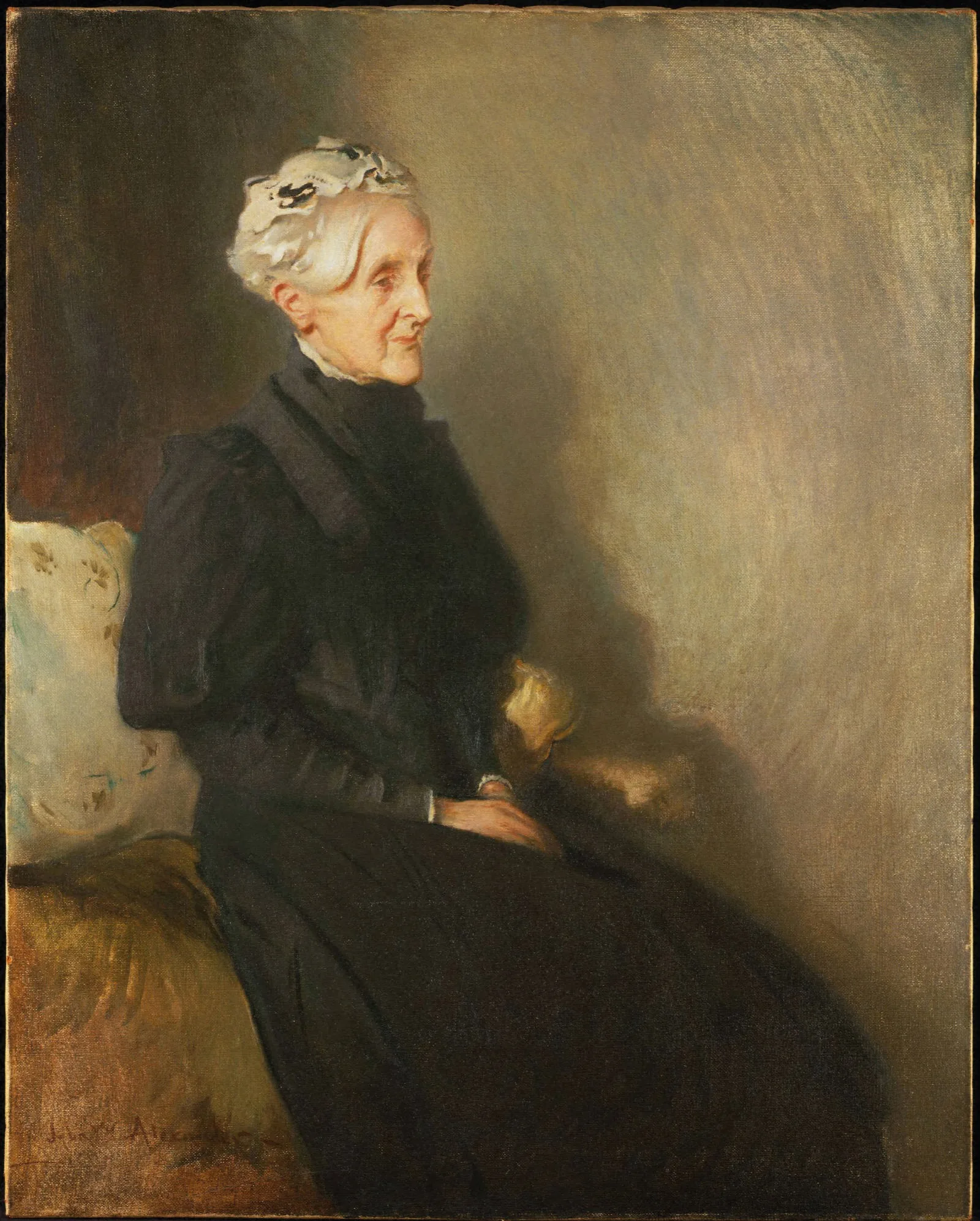 Isabella Guthrie Mccosh 1817 1909 2 Wall Art by John White Alexander - Canvas Print