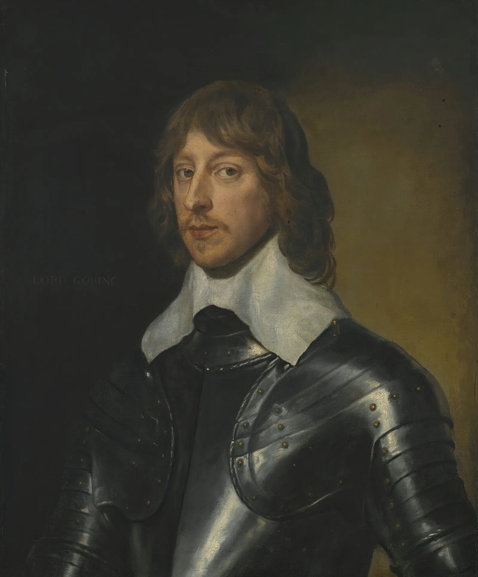 Portrait Of George Baron Goring 1608 1657 Wall Art by Anthony van Dyck - Canvas Print